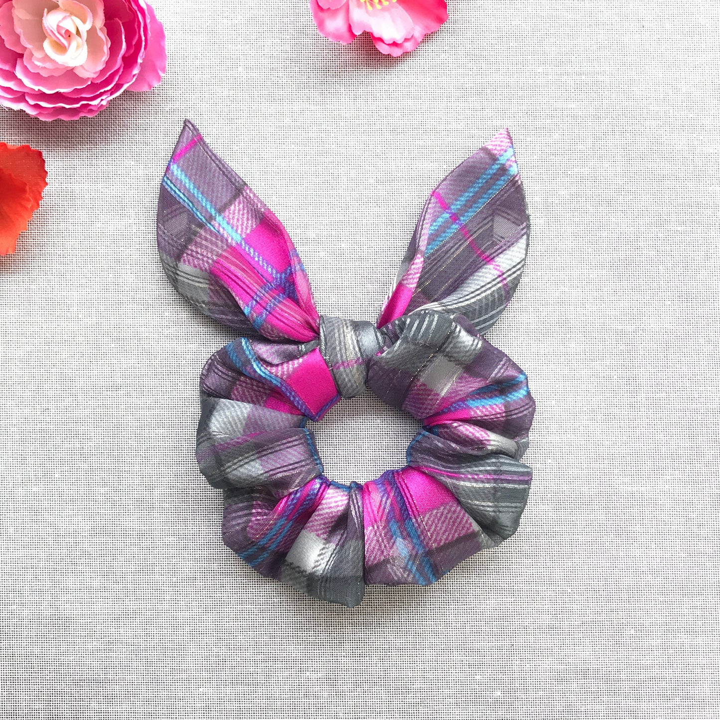 Bow Scrunchies, Scrunchies With Bow, Hair Bow, Bunny Ears Hair Accessories, Ponytail Holders, Bun Holders, Gift For Her, Gift For Girl