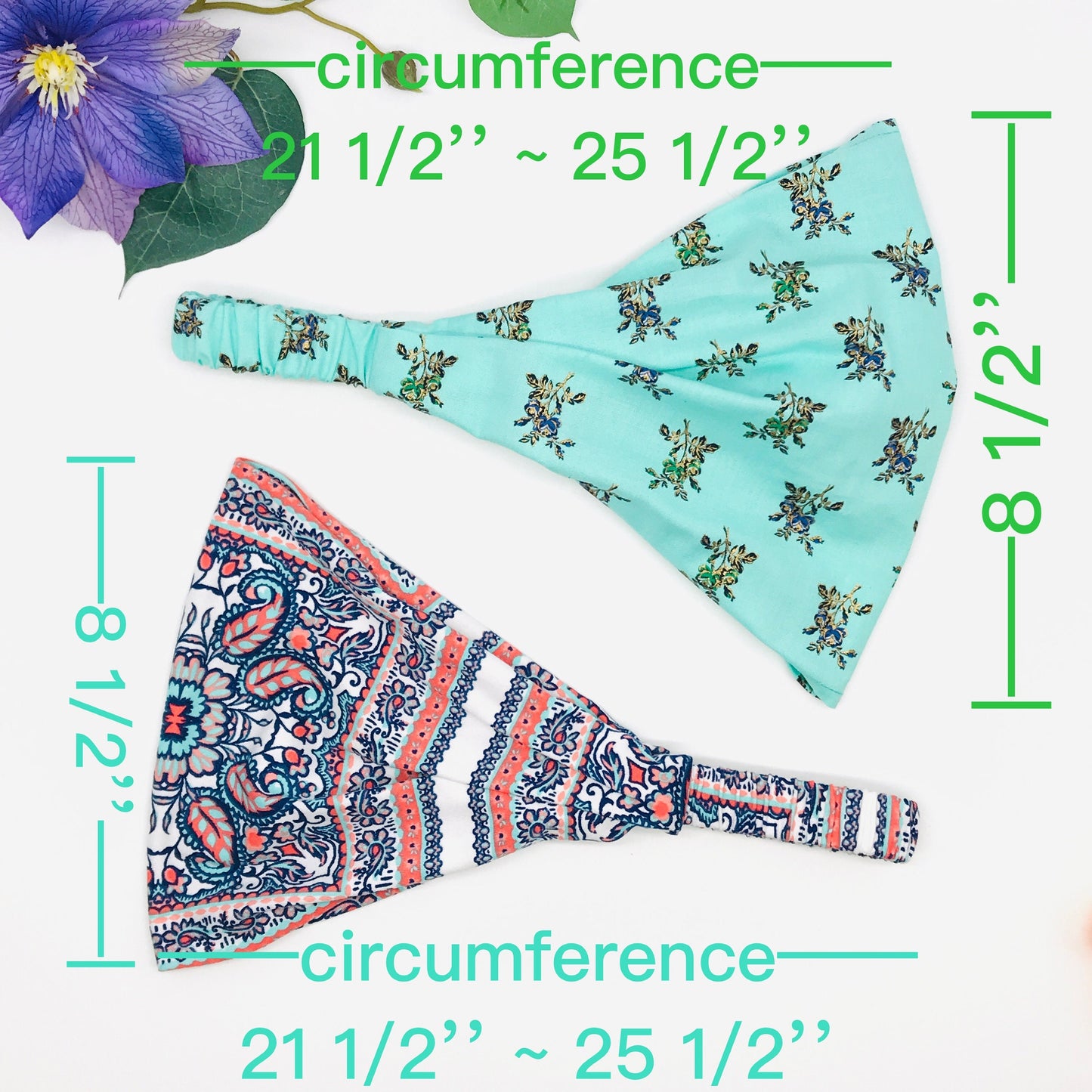 Boho Headbands For Women, Stretch Headband, Comfortable Headband, Headband With Elastic Back, Wide Headband, Christmas Gift, Gift For Women