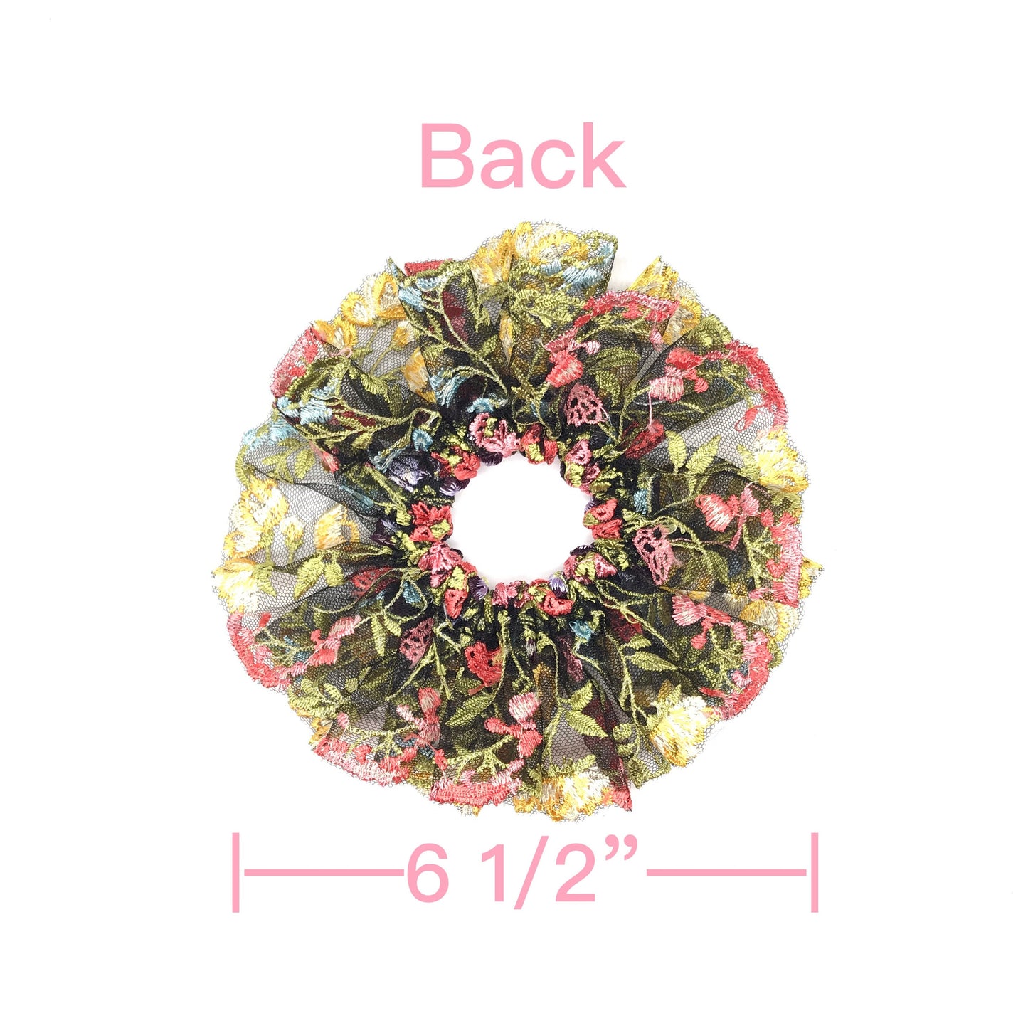 Daria L Floral Scrunchies Summer Scrunchies Beach Scrunchies Party Scrunchies Sunday Scrunchies Bold Colors Gorgeous Scrunchies Gift For Mom