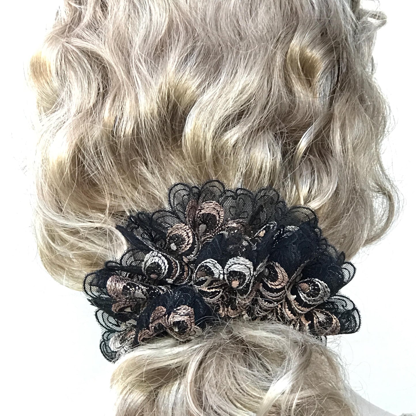 Formal Scrunchies Gorgeous Double Layer Scrunchy Daily Church Party Wear Trendy Accessories Creative Ponytail Bun Holders Stylish Hair Ties