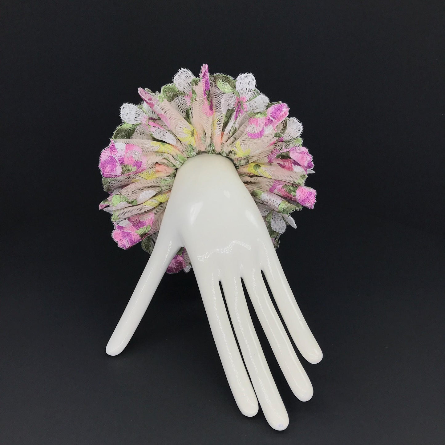 Gorgeous Scrunchies Floral Scrunchy Passionate Color Daily Beach Party Wear Trendy Hair Accessories Stylish Hair Ties Unique Ponytail Holder