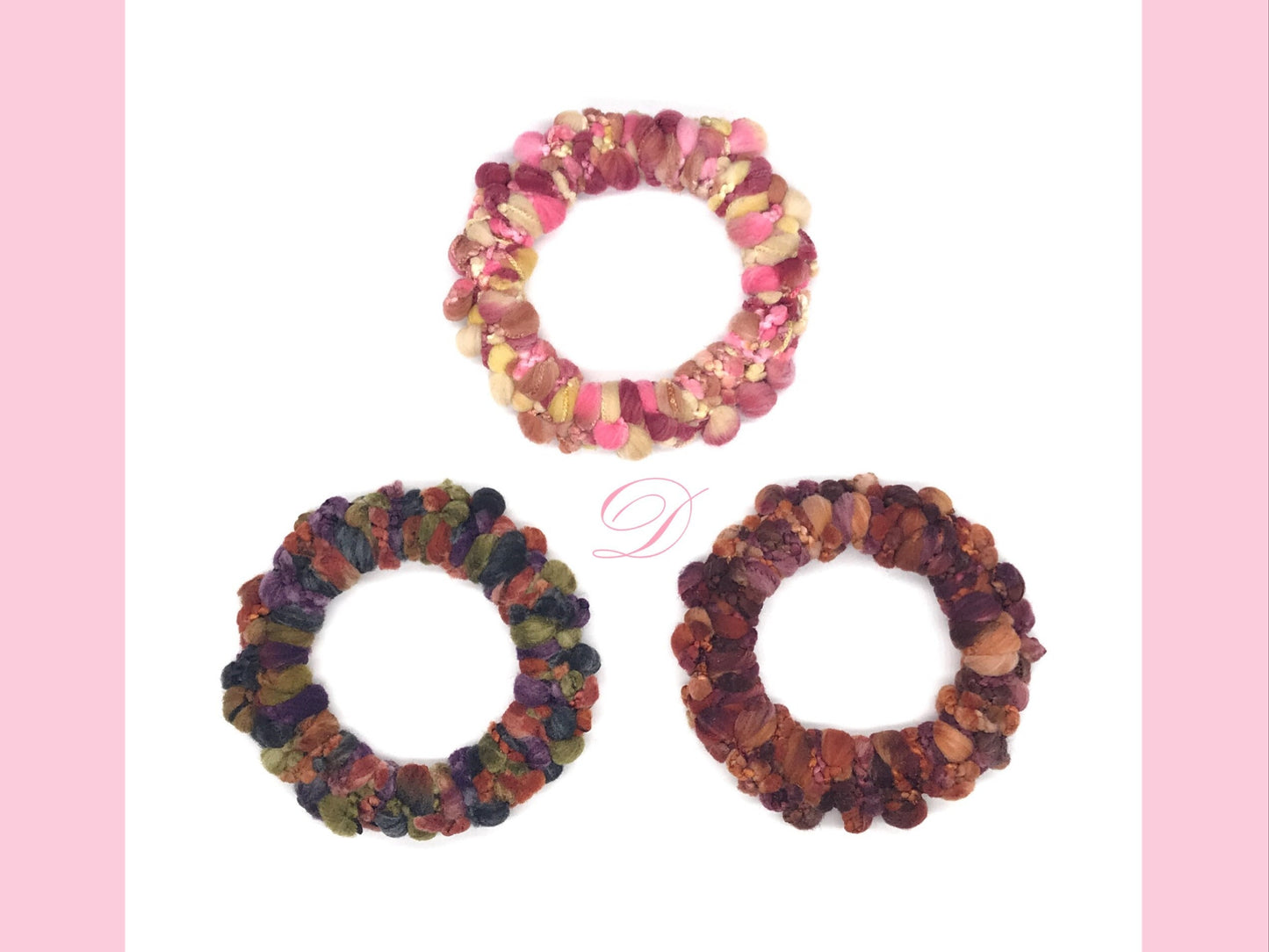 Fancy Hair Ties, Colorful Hair Ties, Stylish Hair Ties,  Ponytail Holder, Bun Holder, Hair Accessories, Unique, Gift For Girl, Gift For Her