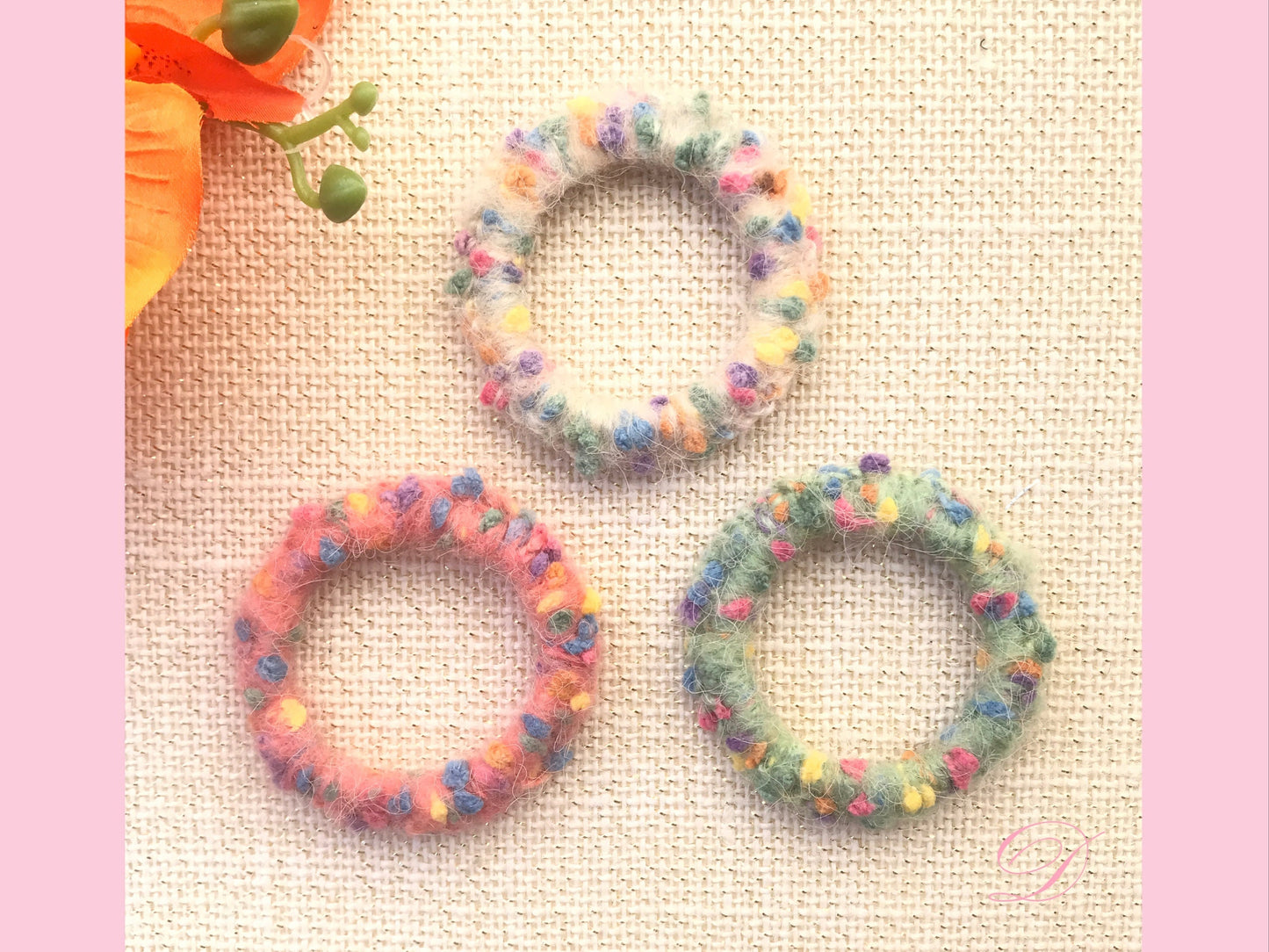 Colorful Hair Ties, Cute Hair TiesFuzzy Hair Ties, Fluffy Hair Ties, Ponytail Holders, Bun Holders, Hair Accessories, Gift For Girl Her