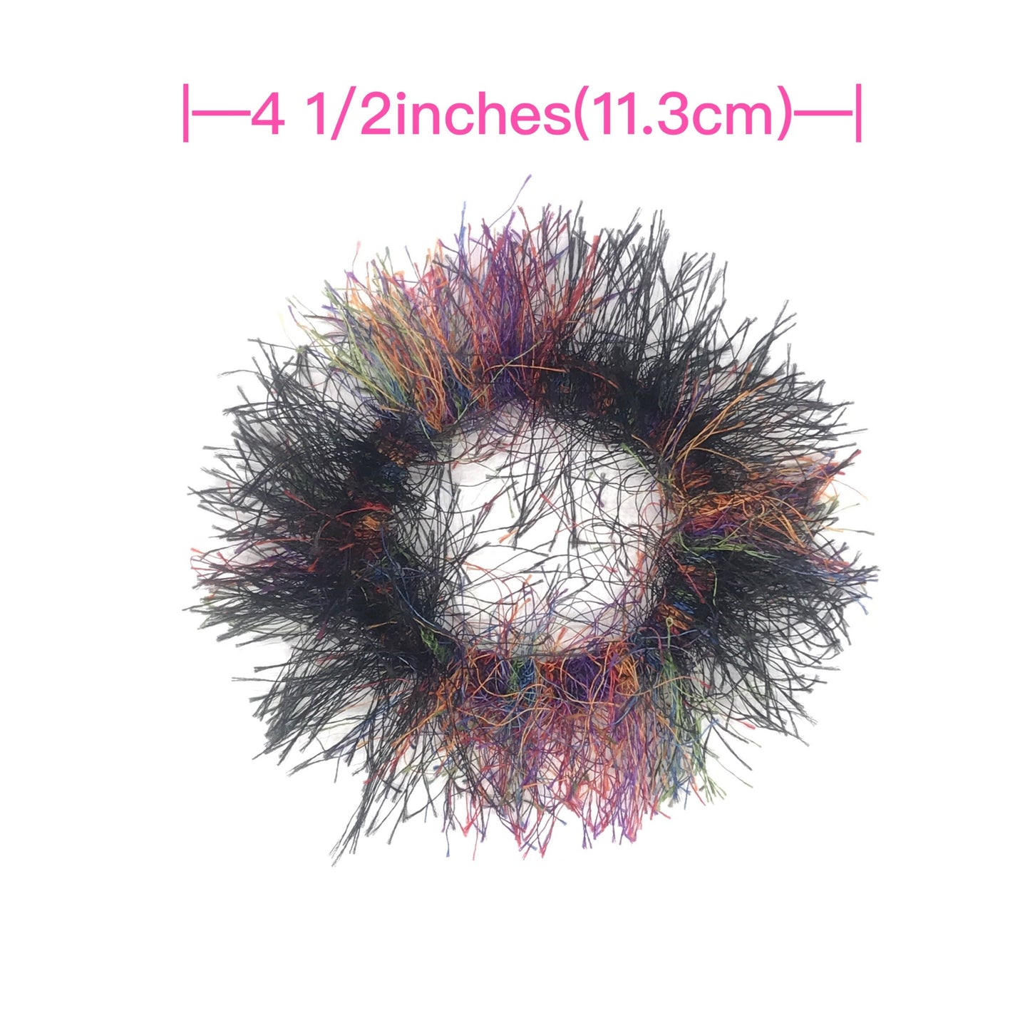 Filament Hair Ties, Fuzzy Hair Ties, Hair Elastic Band, Ponytail Holders, Bun Holders, Hair Tie Bracelet, Black, Unique, Gift For Girl Her