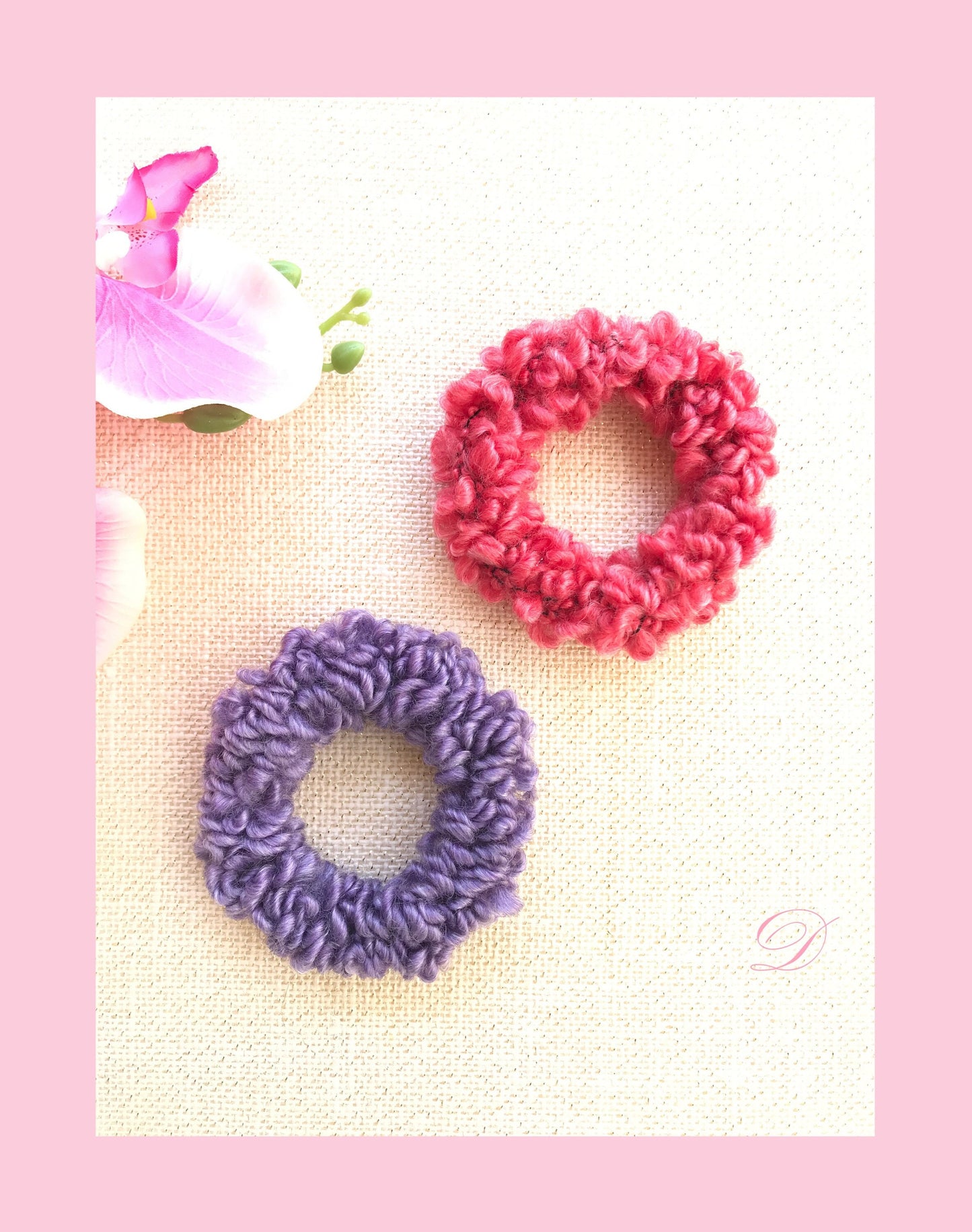 Unique Hair Ties, Hair Elastic Band, Ponytail Holders, Bun Holders, Hair Accessories, Gentle Hair Ties, Crochet Hair Ties, Gift For Girl Her