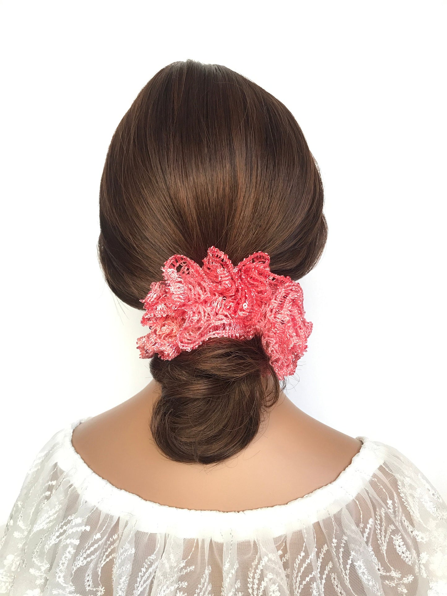 Knit Scrunchies, Unique Scrunchies, Fancy Scrunchies, Scrunchies Crochet, Ponytail Holders, Bun Holders, Hair Accessories, Gift For Girl Her