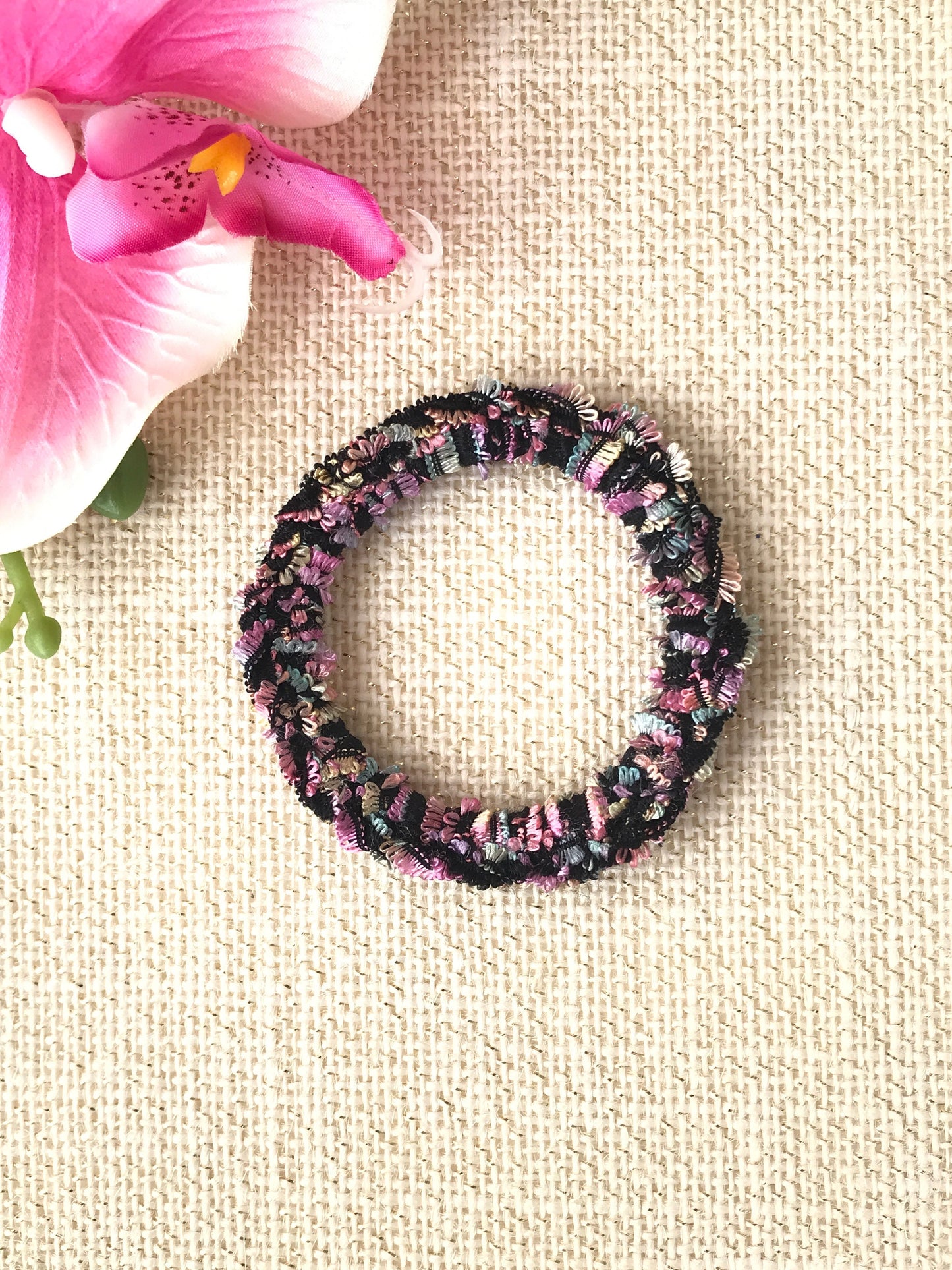 Colorful Hair Ties, Stylish Hair Ties, Ponytail Holders, Bun Holders, Hair Tie Bracelet, Fancy Hair Tie, Unique, Gift For Girl, Gift For Her