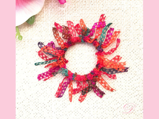 Unique Scrunchies, Fancy Hair Ties, Ponytail Holders, Bun Holders, Scrunchy Elastic Bands, Colorful Scrunchies, Stylish, Gift For Girl Her