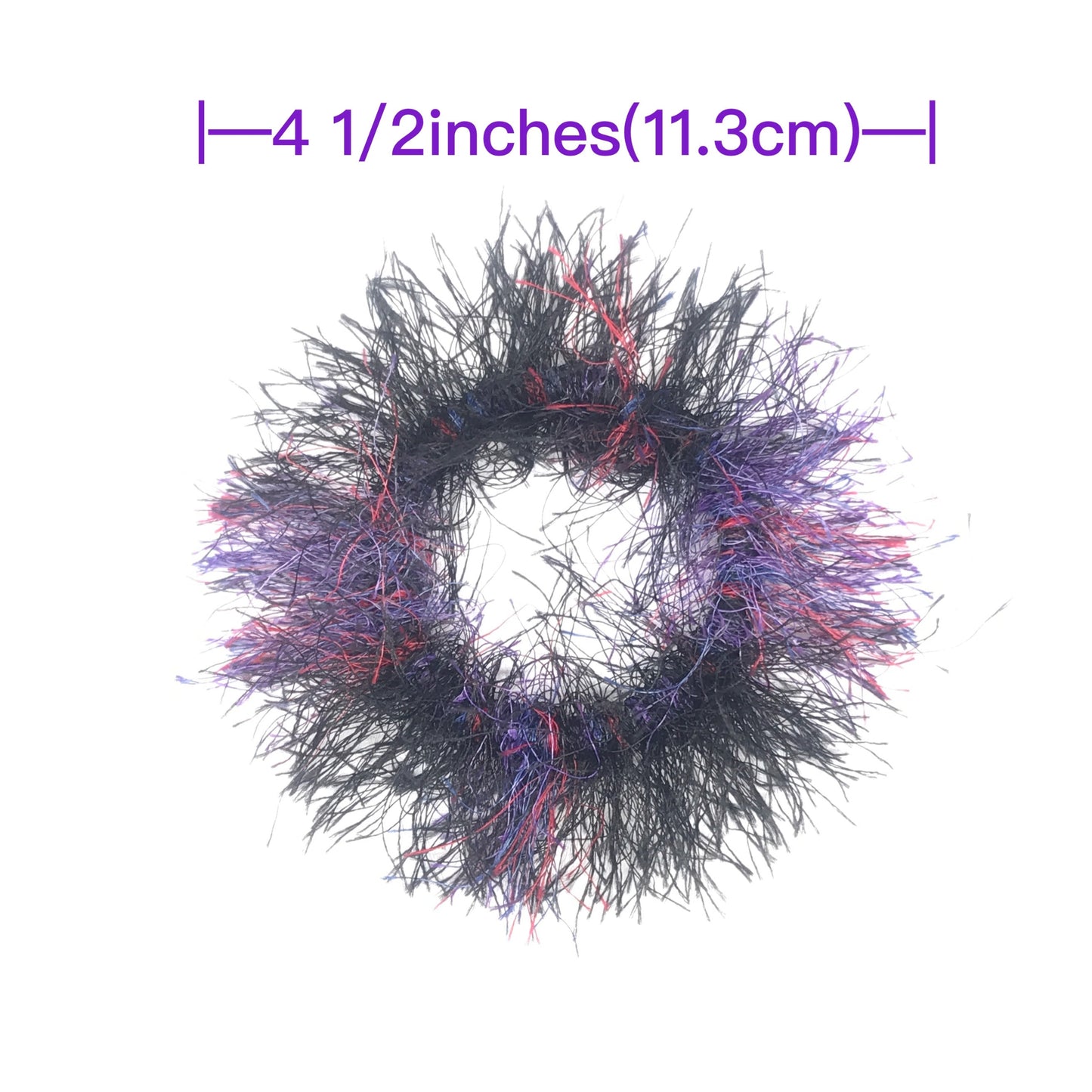 Filament Hair Ties, Fuzzy Hair Ties, Hair Elastic Band, Ponytail Holders, Bun Holders, Hair Tie Bracelet, Black, Unique, Gift For Girl Her