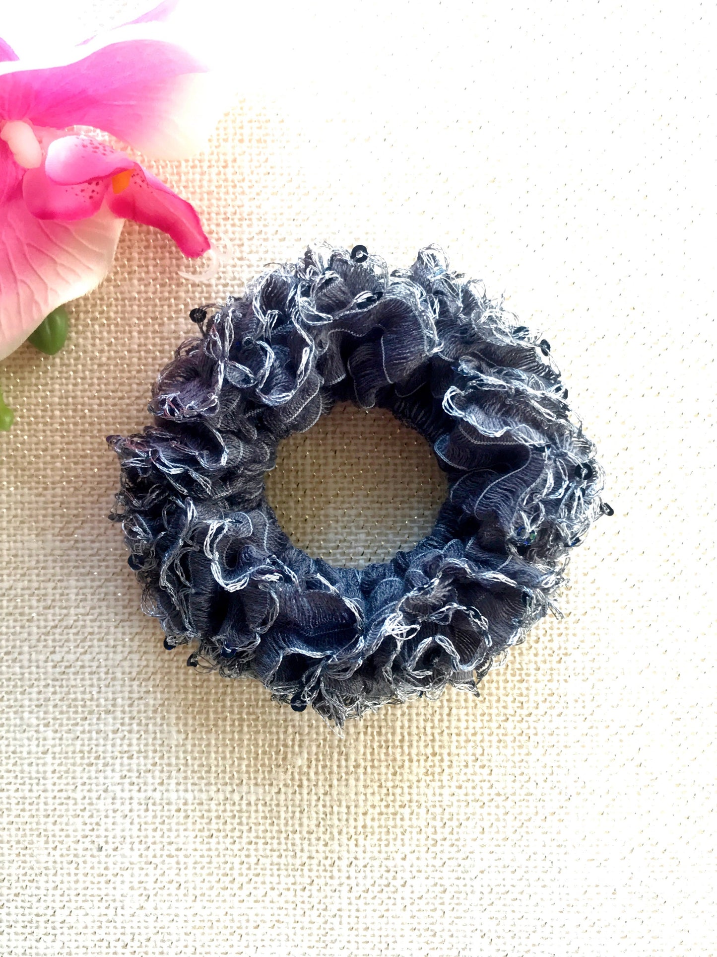 Unique Scrunchies, Frilly Scrunchies, Elegant Scrunchies, Ponytail Holders, Bun Holders, Hair Accessories, Hair Ties, Gift For Girl Her