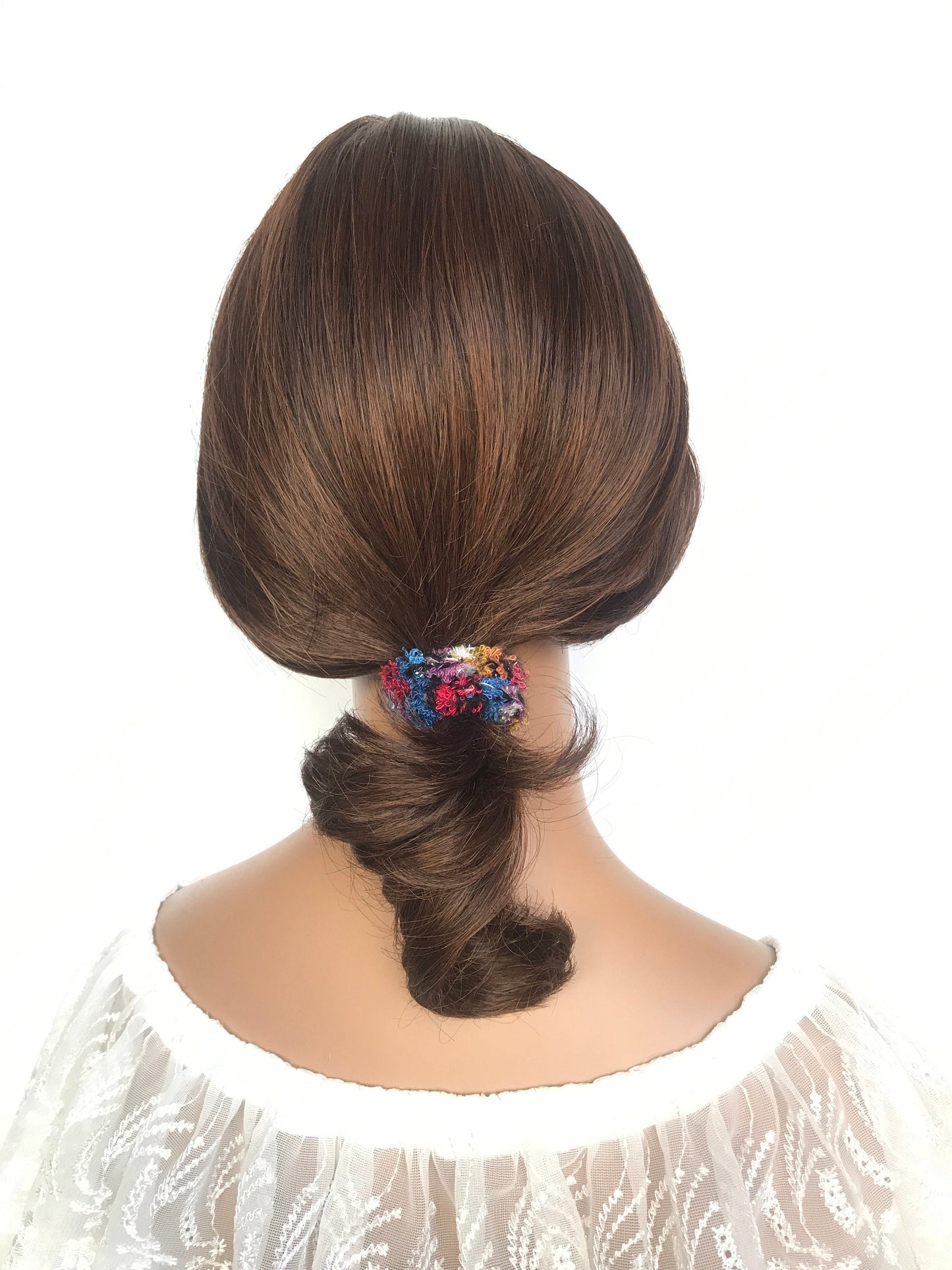 Hair Ties For Girls, Fancy Hair Ties, Ponytail Holders, Bun Holders, Colorful Hair Ties, Hair Accessories, Crochet Hair Tire, Gift For Women