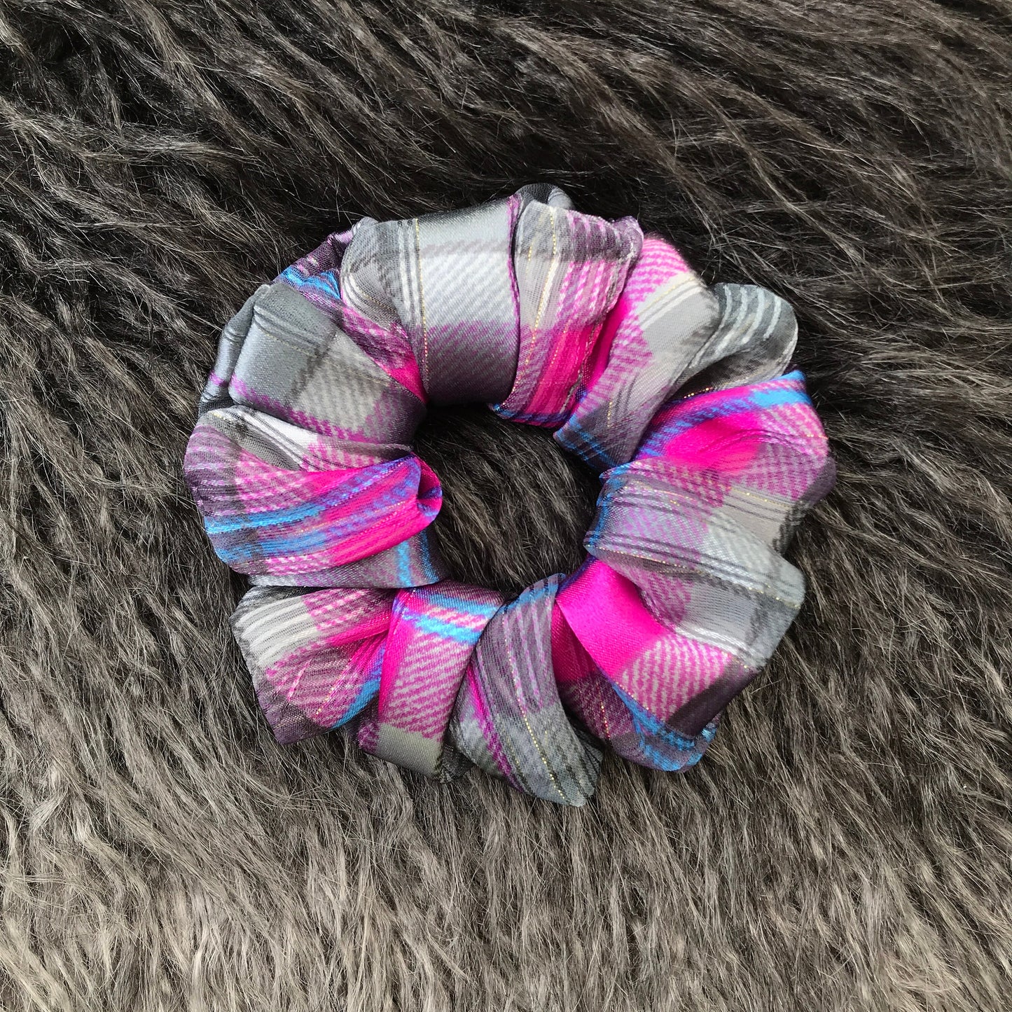 Plaid Scrunchies, Elegant Scrunchies, High Quality Fabric, Ponytail Holders, Bun Holders, Hair Accessories, Gift For Her, Gift For Girl