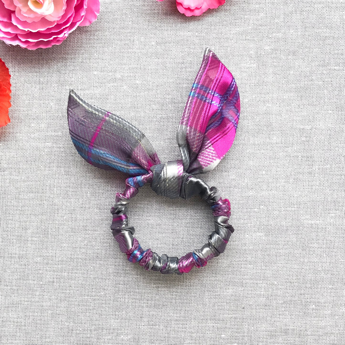 Bow Scrunchies, Scrunchies With Bow, Hair Bow, Bunny Ears Hair Accessories, Ponytail Holders, Bun Holders, Gift For Her, Gift For Girl