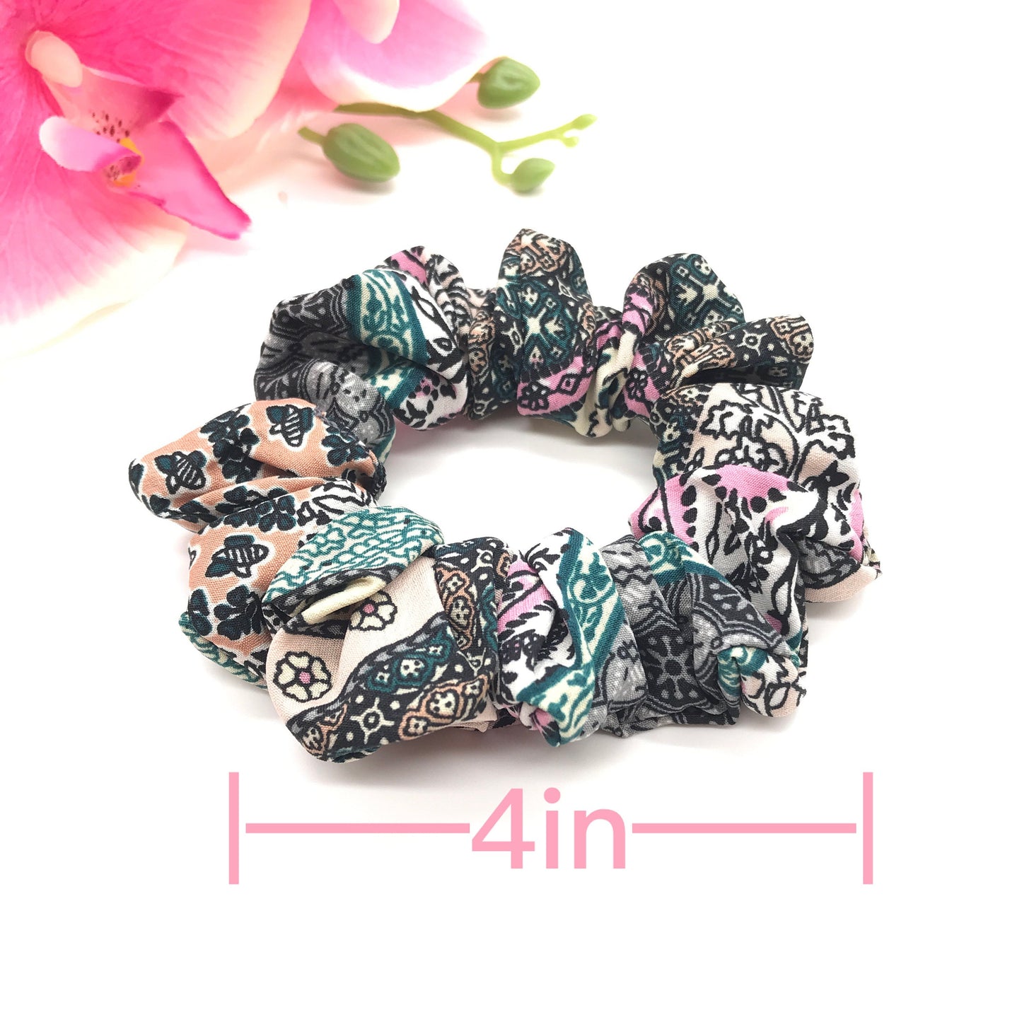 Scrunchies For Women, Fancy Scrunchie, Colorful  Scrunchie, Hair Elastic Band, Ponytail Holder, Bun Holder, Hair Accessories, Gift For Women