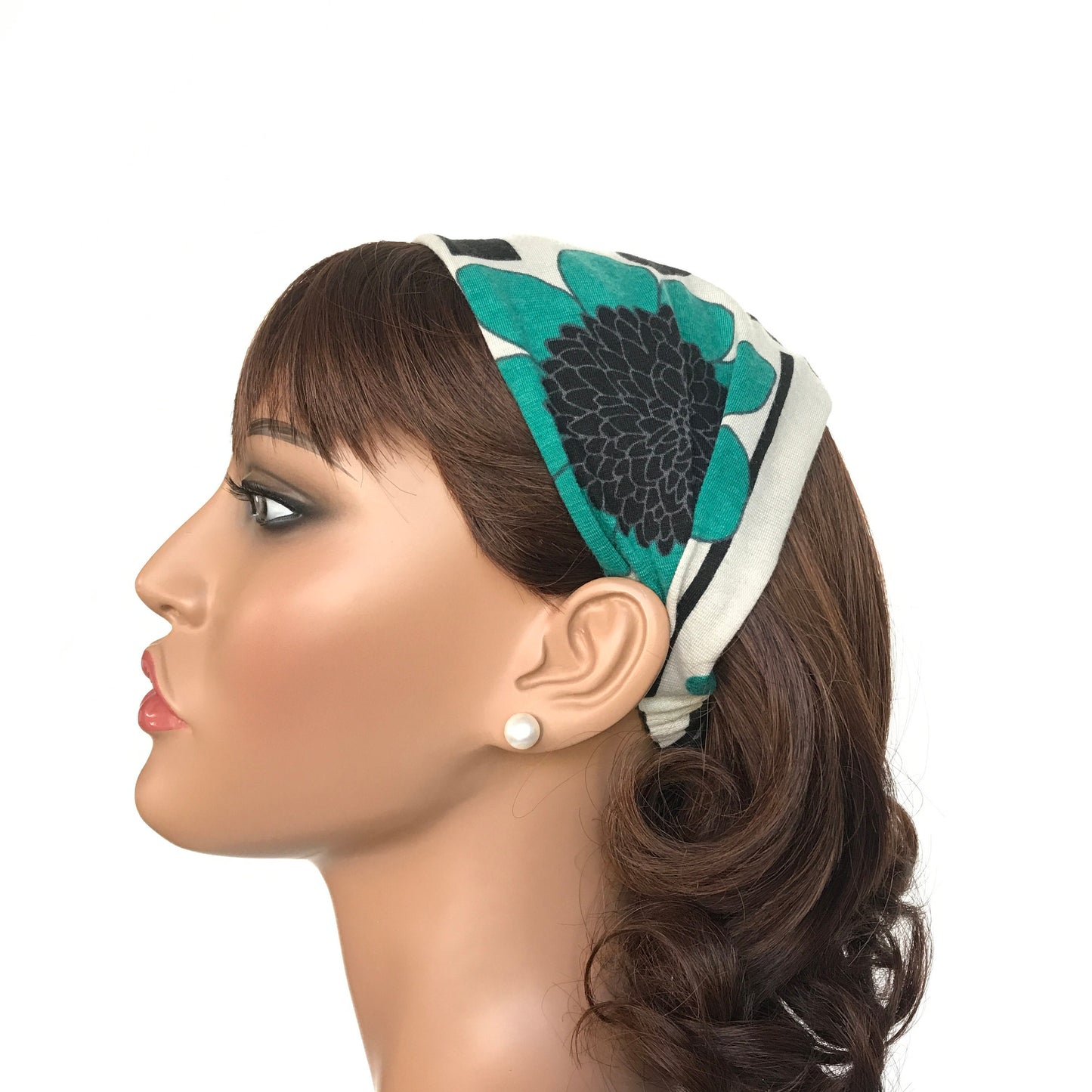 Headbands For Women,  Stretch Headband, Floral Headband, Boho Headband With Elastic Back, Wide Headband, Christmas Gift, Gift For Women