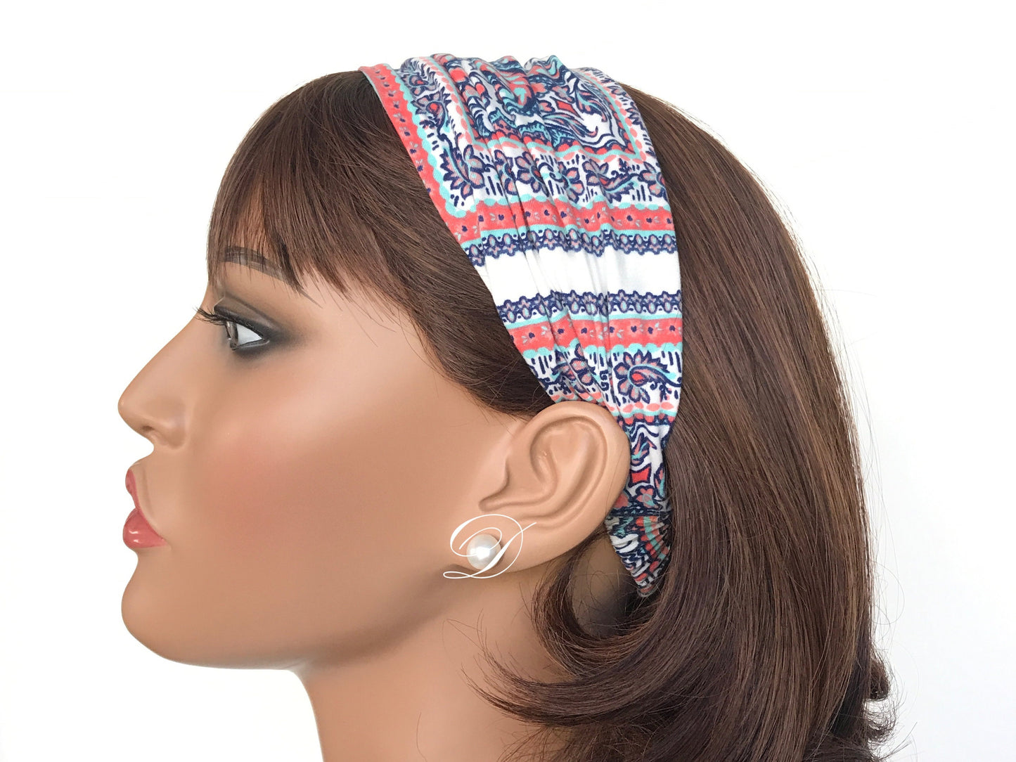 Boho Headbands For Women, Stretch Headband, Comfortable Headband, Headband With Elastic Back, Wide Headband, Christmas Gift, Gift For Women