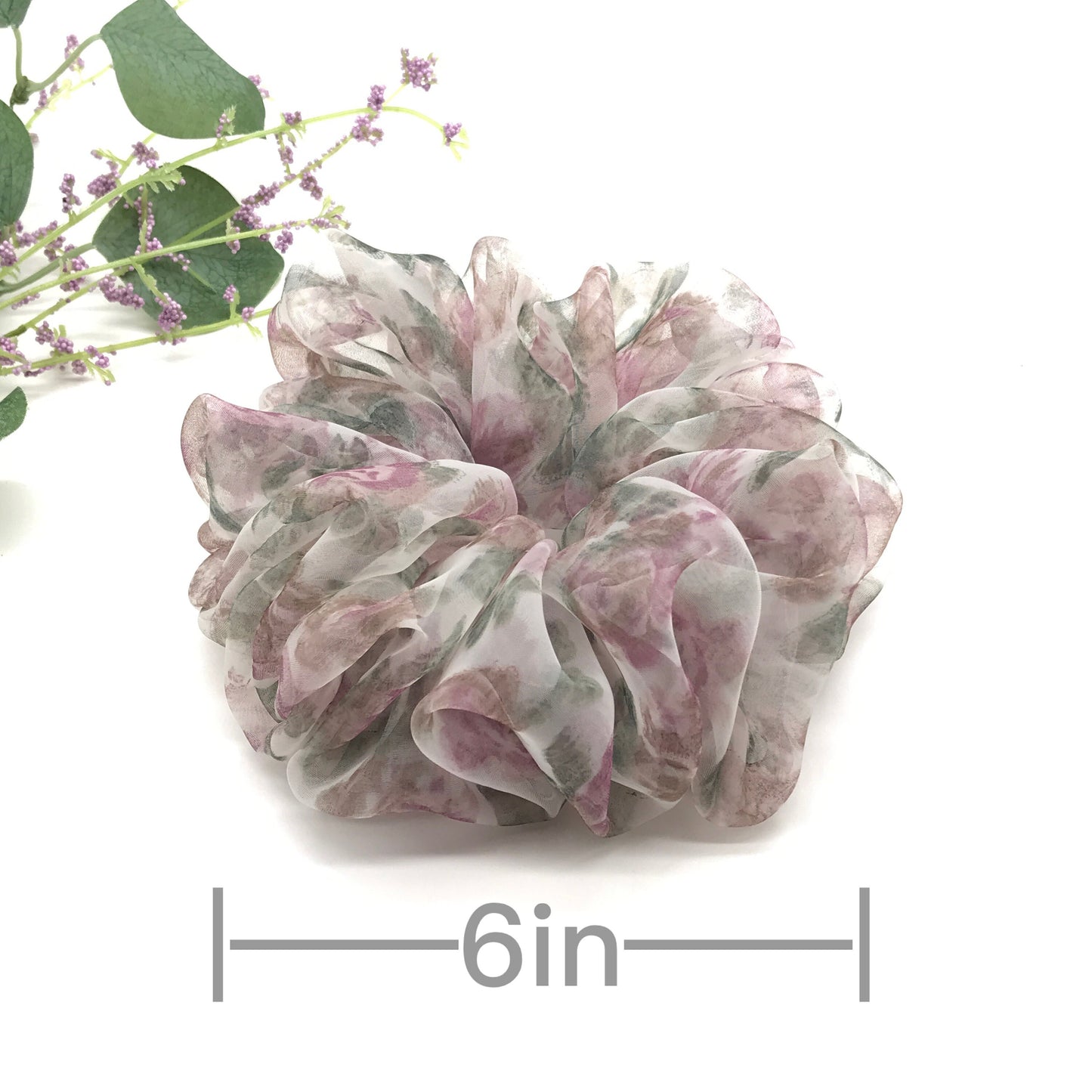 Crystal Scrunchies, Floral Scrunchies, Elegant Scrunchies, Gorgeous Scrunchies, Ponytail Holder, Accessories, Christmas Gift, Gift For Women