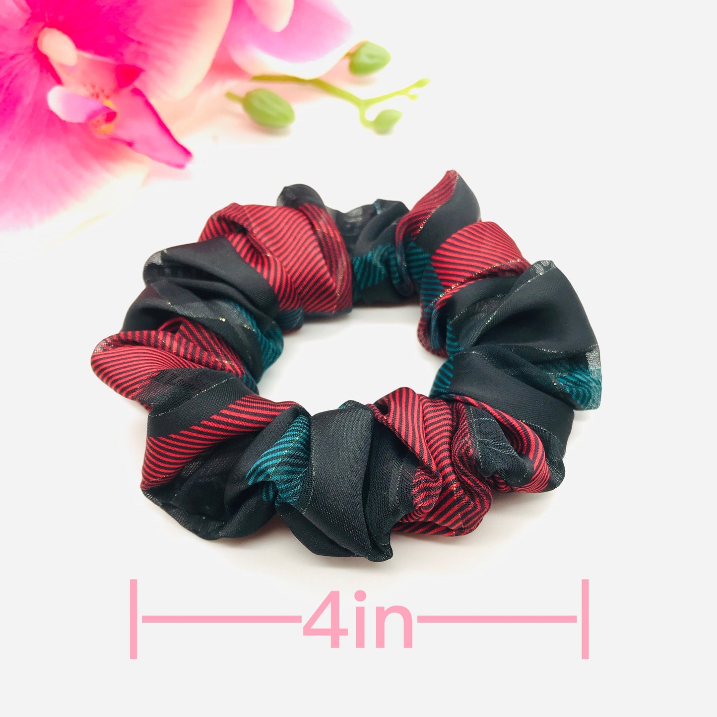 Scrunchies For Women, Fancy Scrunchie, Colorful  Scrunchie, Hair Elastic Band, Ponytail Holder, Bun Holder, Hair Accessories, Gift For Women