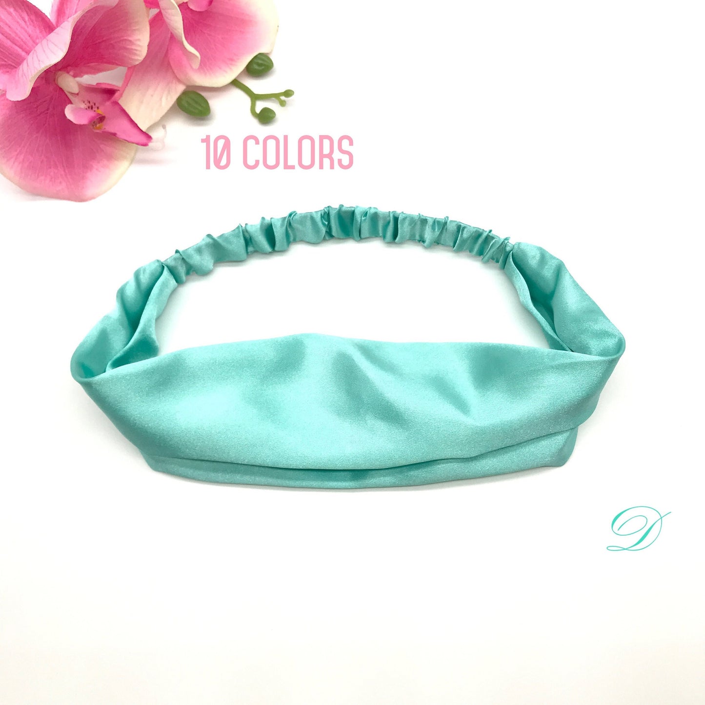 Headbands For Women, Satin Scrunchies, Multiple Colors, Ponytail Holders, Bun Holders, Wide Headband, Christmas Gift, Gift For Girl, Sisters