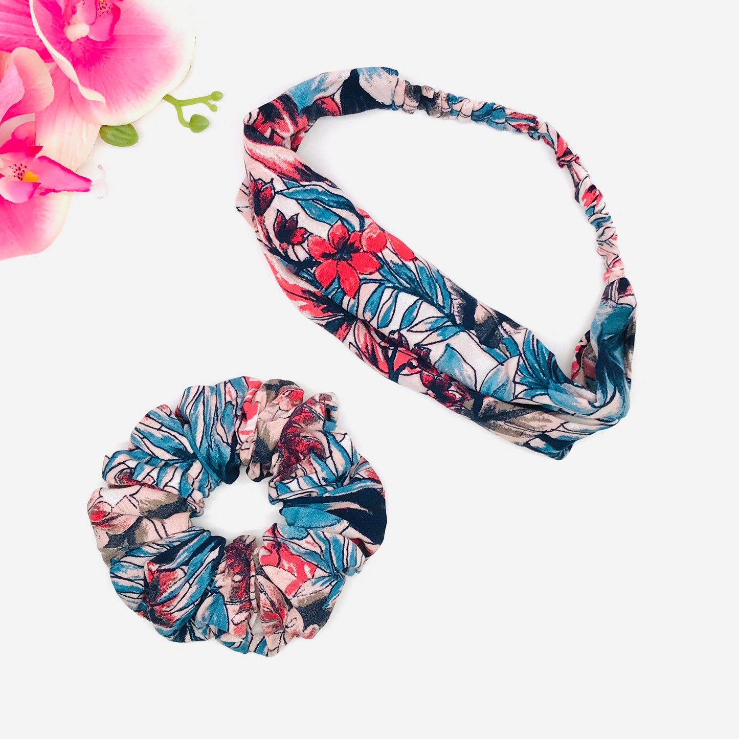 Headbands For Women, Floral Headband, Headband With Elastic Back, Comfortable Hair Band, Wide Headband, Christmas Gift, Gift For Women