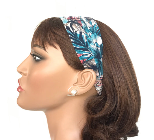 Headbands For Women, Floral Headband, Headband With Elastic Back, Comfortable Hair Band, Wide Headband, Christmas Gift, Gift For Women