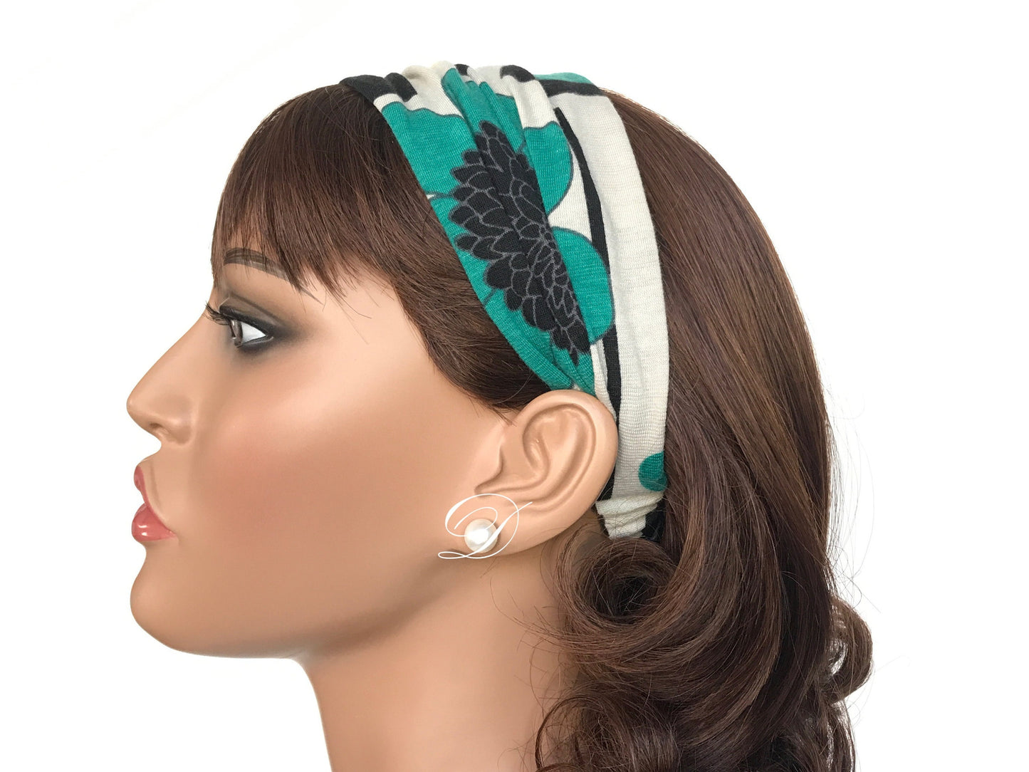 Headbands For Women,  Stretch Headband, Floral Headband, Boho Headband With Elastic Back, Wide Headband, Christmas Gift, Gift For Women