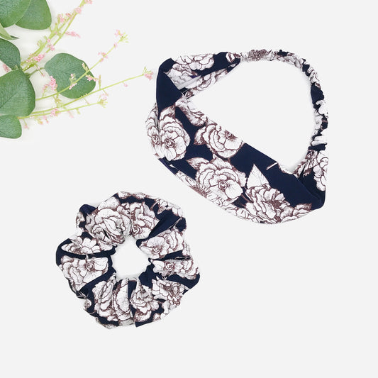 Floral Scrunchies, Fancy Scrunchies, Elegant Scrunchies, Ponytail Holders, Bun Holders, Hair Accessories, Christmas Gift, Gift For Women