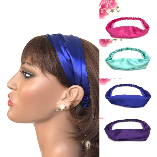 Headbands For Women, Headband With Elastic Back, Wide Headband, Multiple Colors Available, Christmas Gift, Gift For Women, Gift For Girl