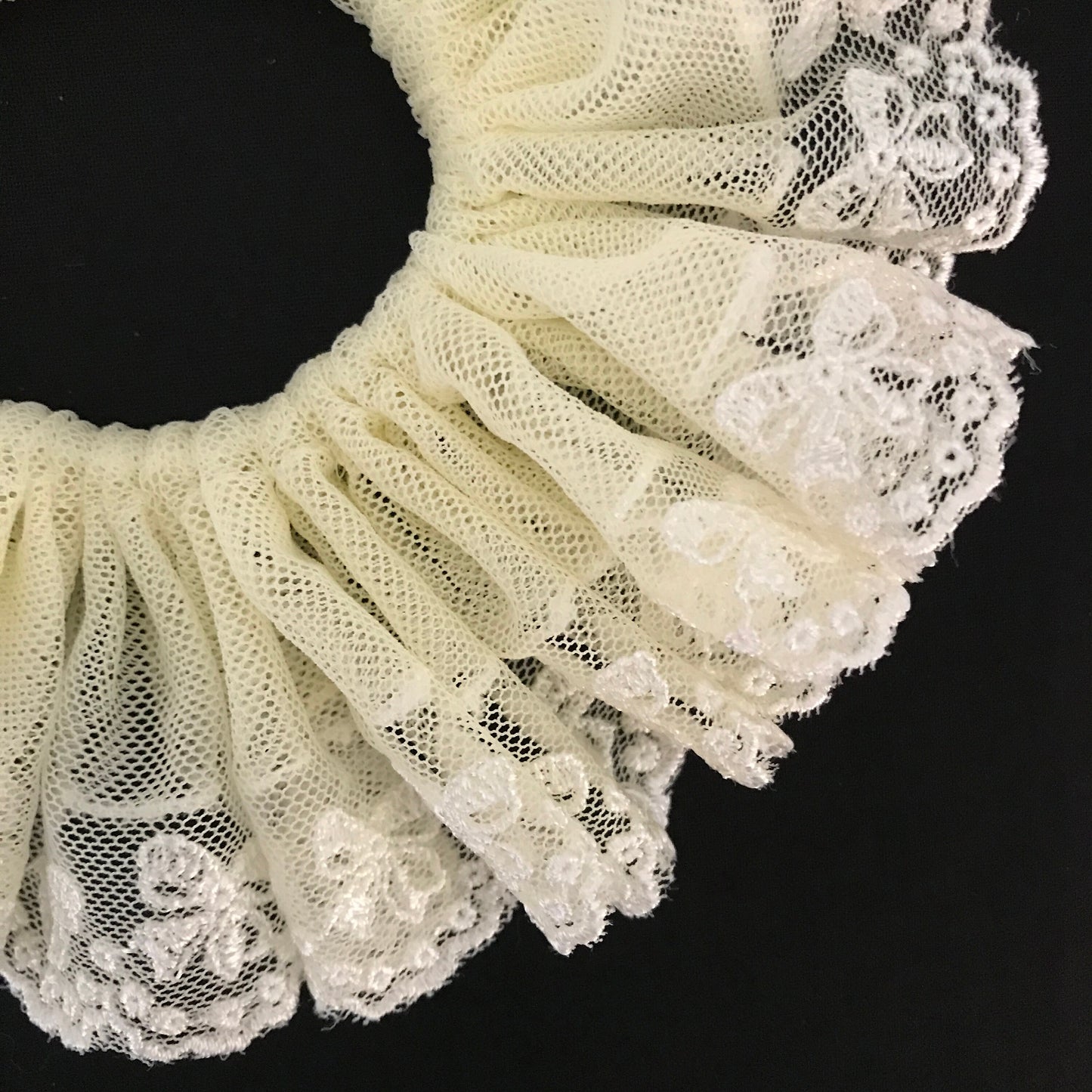 Elegant Scrunchies, Charming Scrunchies, Embroidered Tulle, Ponytail Holders, Bun Holders, Christmas Gift, Gift For Girl, Gift For women