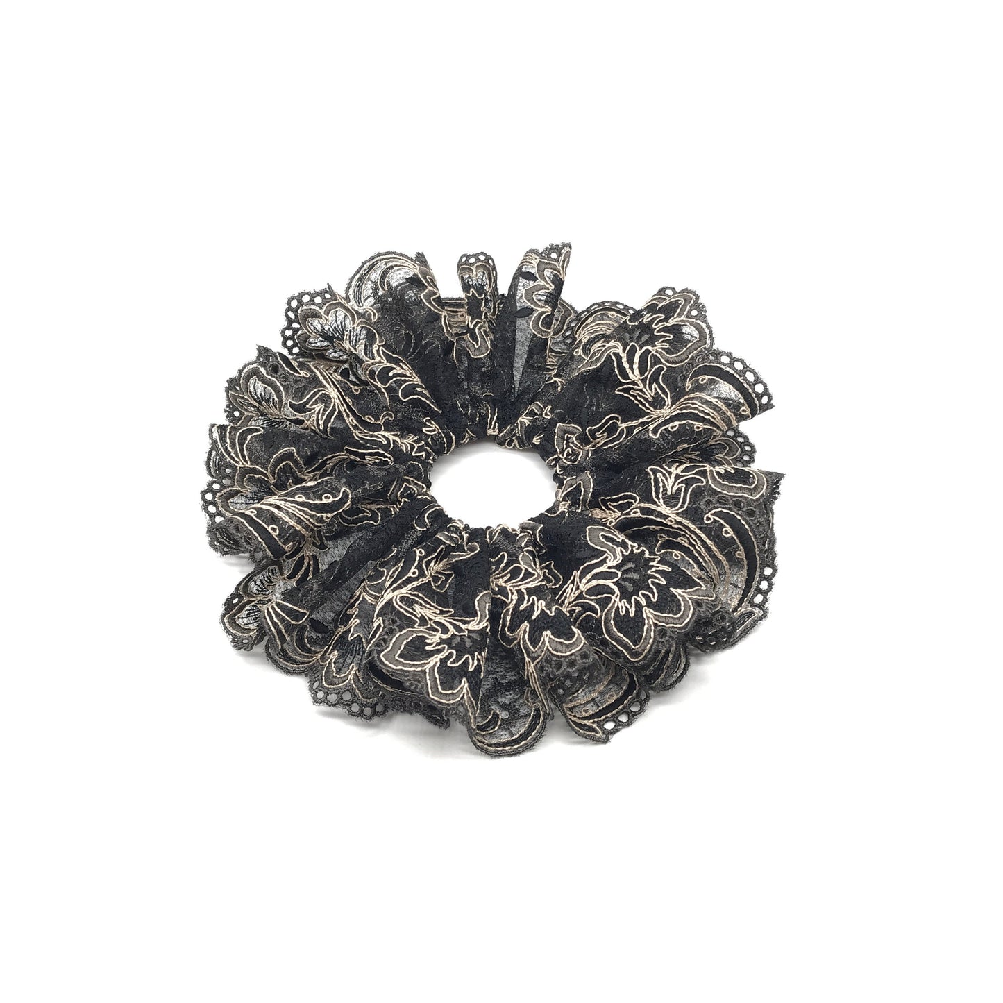 Formal Scrunchies Elegant Scrunchies Gorgeous Scrunchies Embroidery Scrunchy Stylish Hair Ties Ponytail Holders Designed by Daria L Fashion