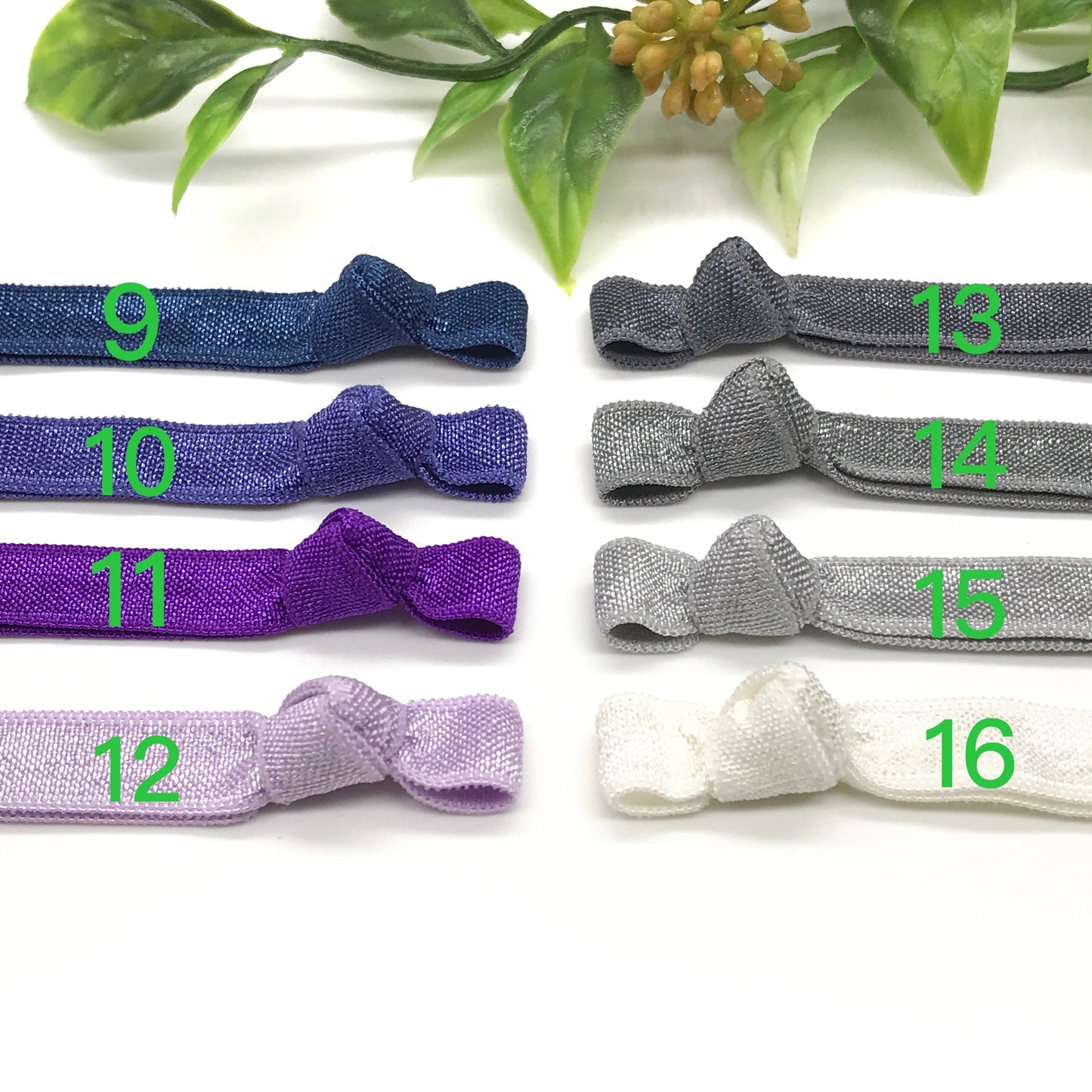 Ribbon Knotted Hair Ties Elastic Ribbon Hair Ties Ponytail Ribbon Hair Ties Knotted Fold Over Hair Bands Stylish Designed by Daria L Fashion