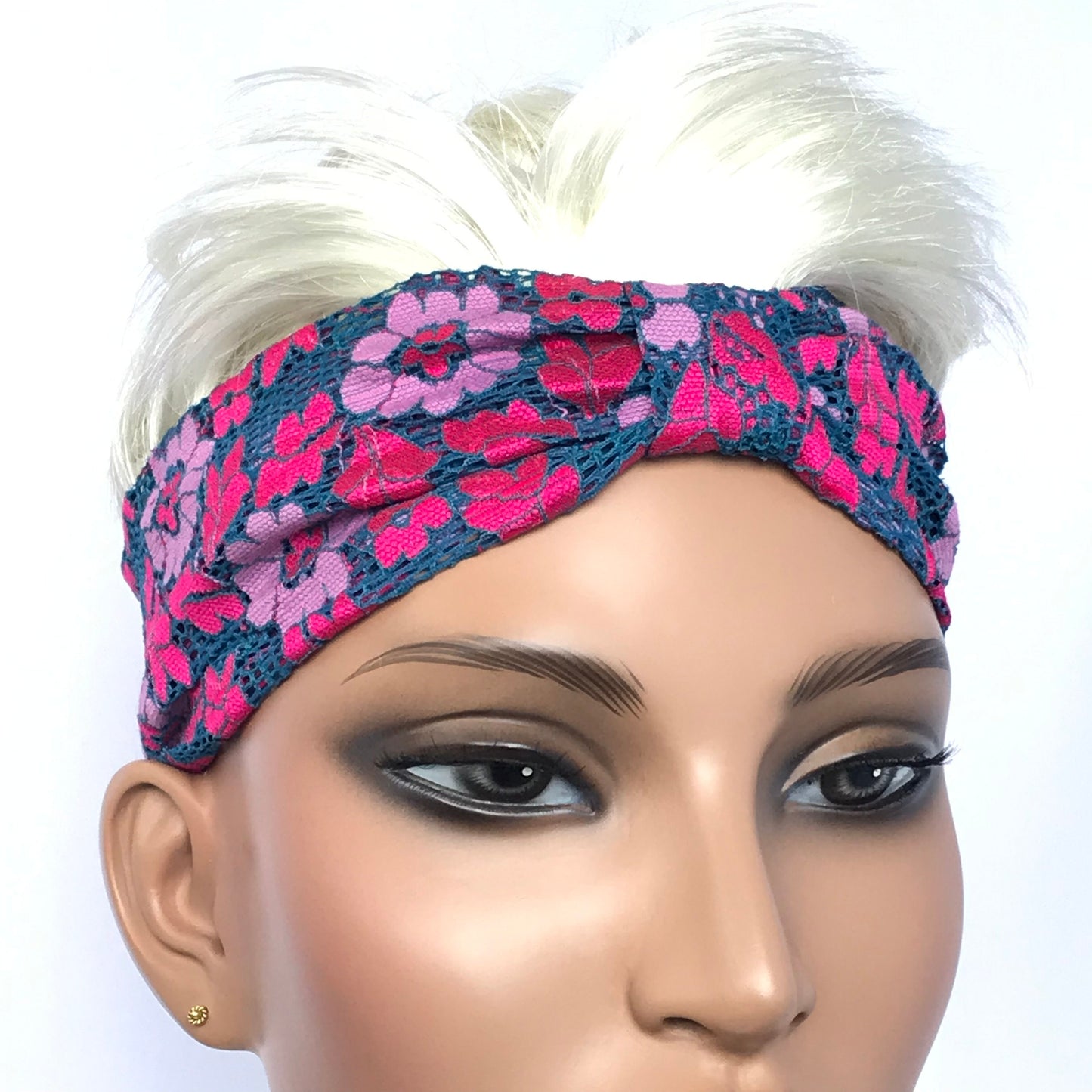 Daria L Stretch Headband Bow-Shaped Headband Unique Headband Floral Headband Stylish Headband For Girl / Women Fancy Hair Strap Gift For Mom