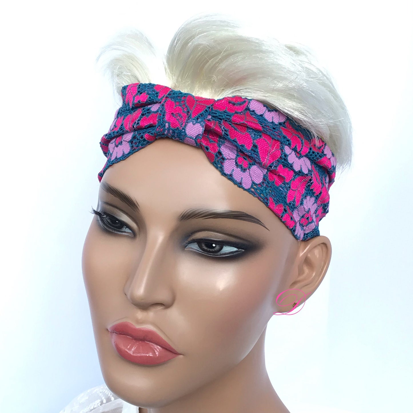 Daria L Stretch Headband Bow-Shaped Headband Unique Headband Floral Headband Stylish Headband For Girl / Women Fancy Hair Strap Gift For Mom