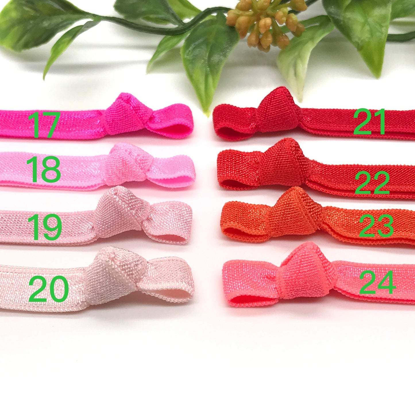 Ribbon Knotted Hair Ties Elastic Ribbon Hair Ties Ponytail Ribbon Hair Ties Knotted Fold Over Hair Bands Stylish Designed by Daria L Fashion