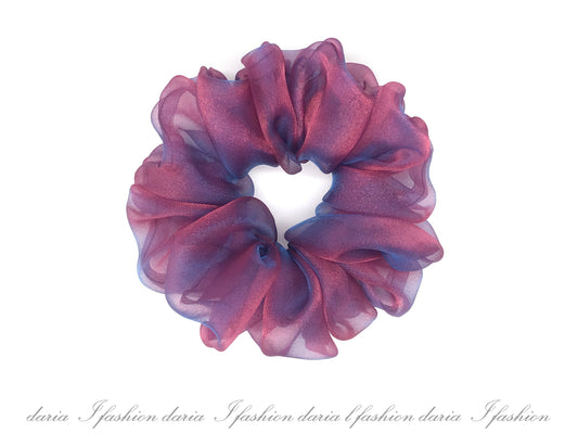 Daria L Fantasy Series Scrunchies Formal Organza Scrunchies Elegant Scrunchies Gorgeous Scrunchies Crystal Scrunchies Multi-Color Scrunchies