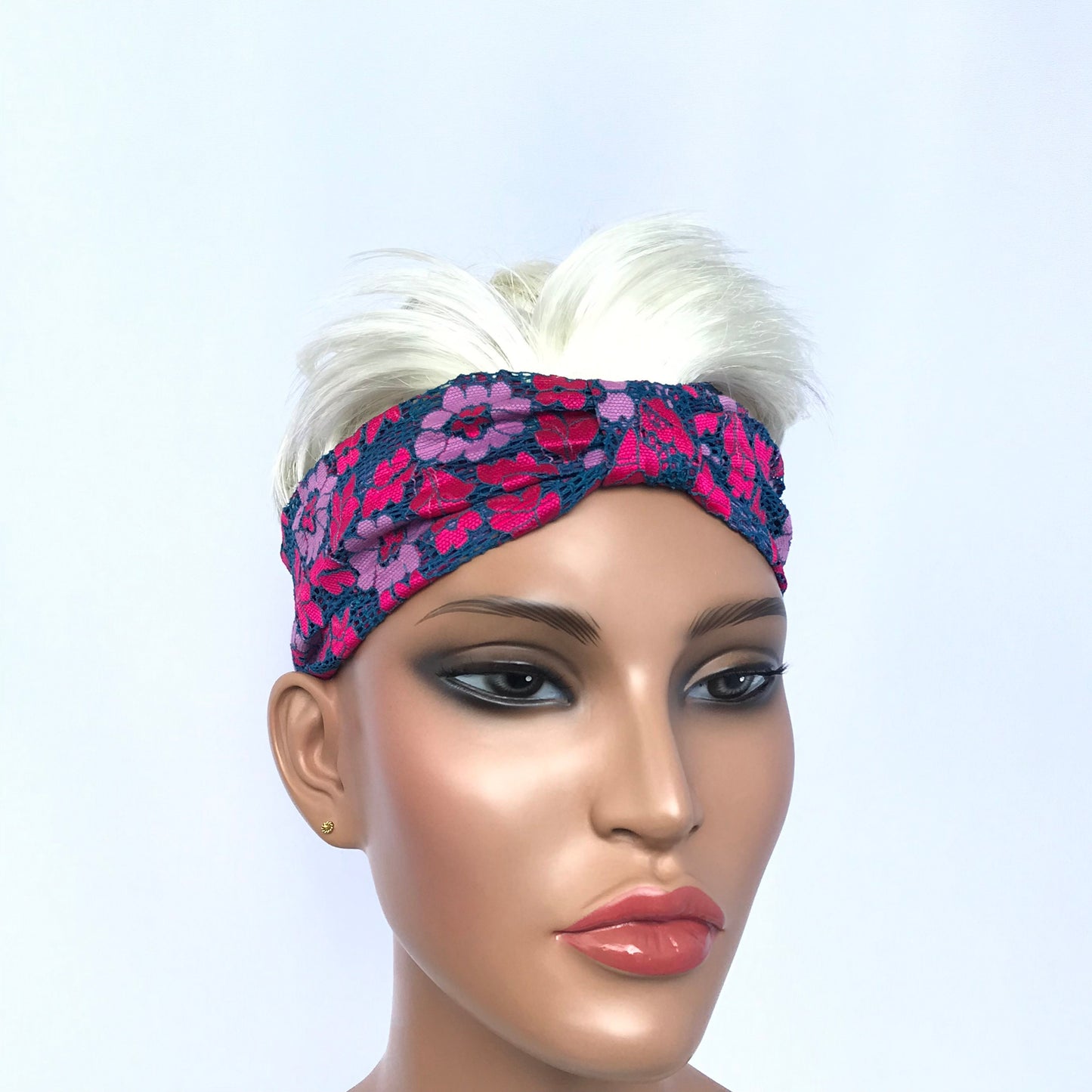 Daria L Stretch Headband Bow-Shaped Headband Unique Headband Floral Headband Stylish Headband For Girl / Women Fancy Hair Strap Gift For Mom