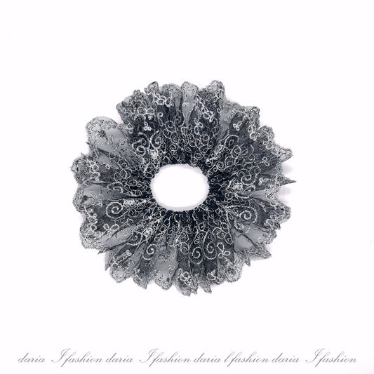 Daria L Luxurious and modern Scrunchies Formal Scrunchies Church Scrunchies Sunday Wear Ponytail Holders Stylish Hair Ties Gift For Mom