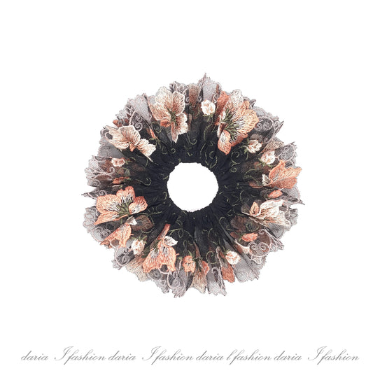 Formal Scrunchies Elegant Scrunchy Sunday Church Wear Trendy Accessories Creative Ponytail Bun Holders Stylish Hair Ties in Charming Colors