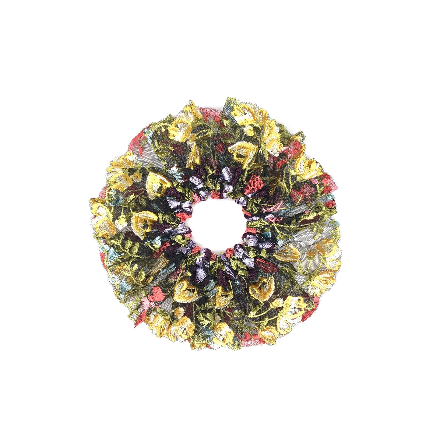 Daria L Floral Scrunchies Summer Scrunchies Beach Scrunchies Party Scrunchies Sunday Scrunchies Bold Colors Gorgeous Scrunchies Gift For Mom