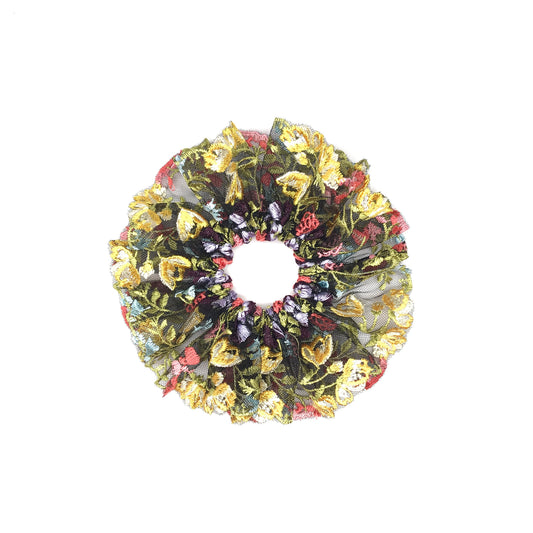 Daria L Floral Scrunchies Summer Scrunchies Beach Scrunchies Party Scrunchies Sunday Scrunchies Bold Colors Gorgeous Scrunchies Gift For Mom