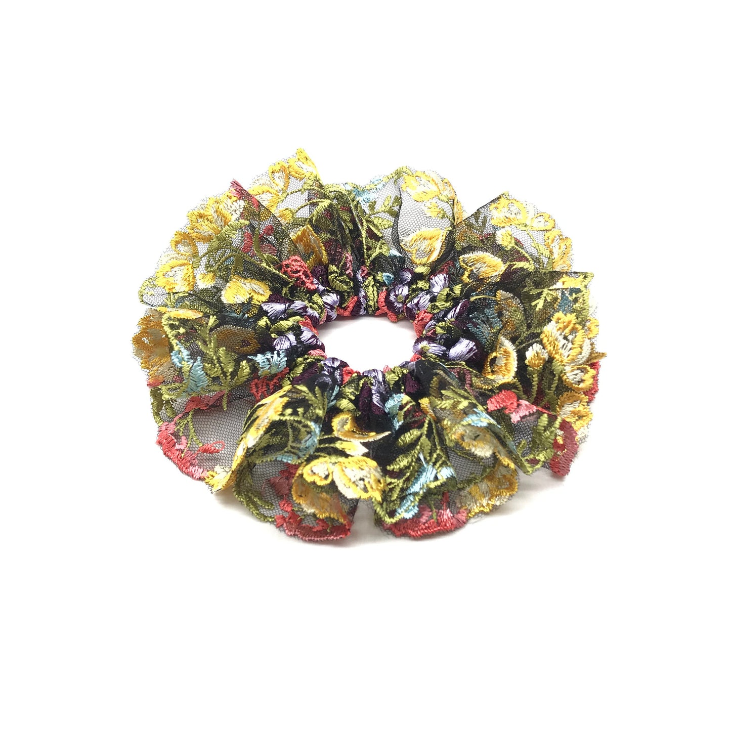 Daria L Floral Scrunchies Summer Scrunchies Beach Scrunchies Party Scrunchies Sunday Scrunchies Bold Colors Gorgeous Scrunchies Gift For Mom