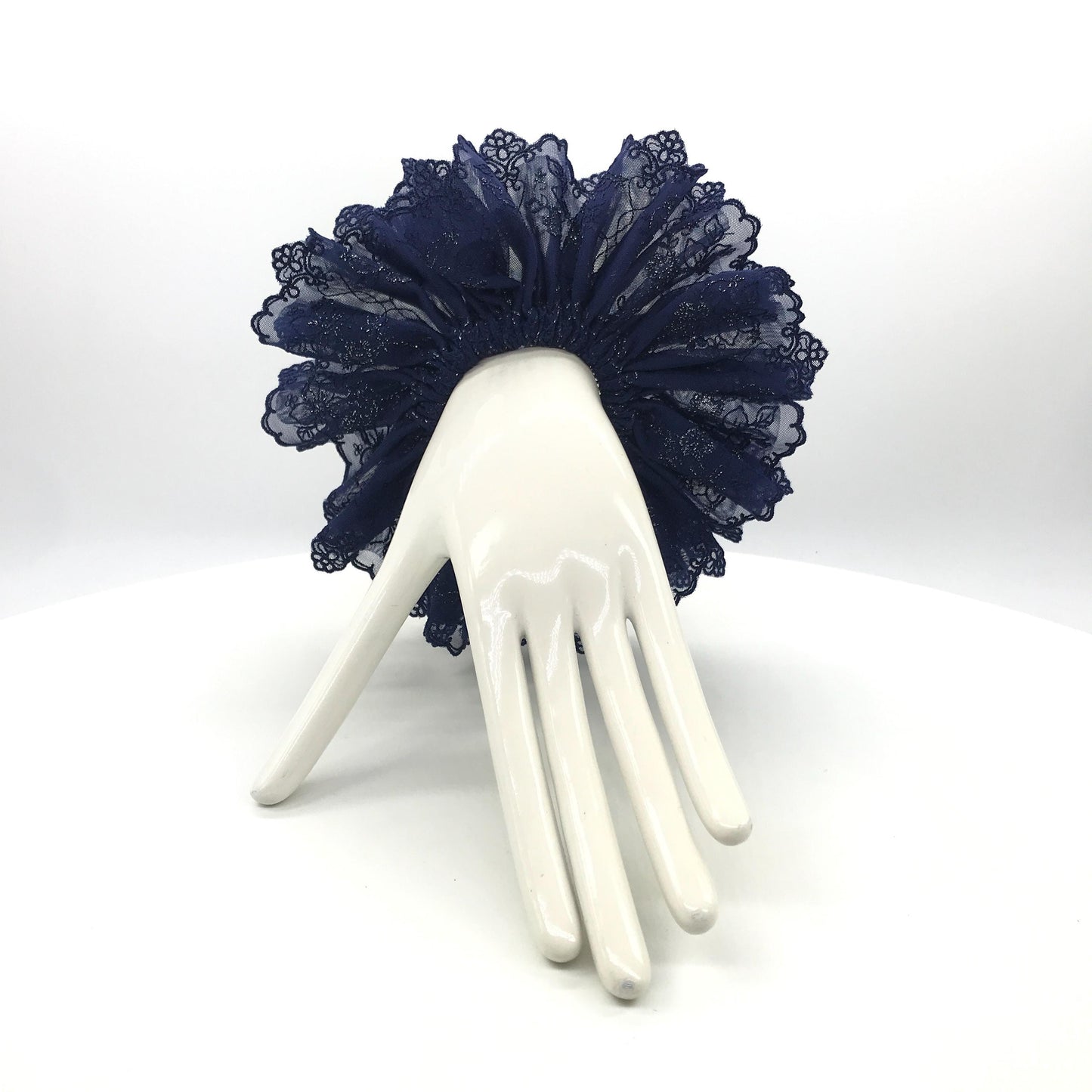 Elegant Scrunchies, Formal Wear, Matured, Attractive Hair Accessories, Stylish Hair Ties, Creative Ponytail Bun Holders in Royal Blue Color