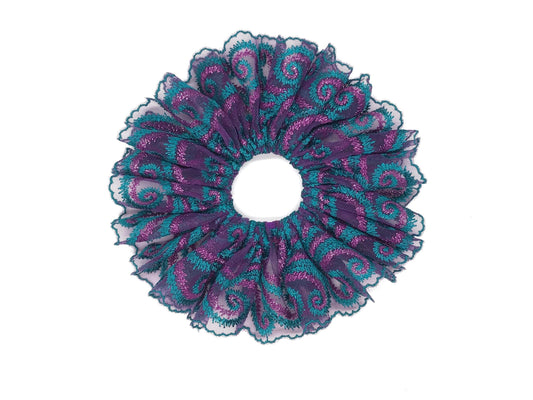 Daria L Gorgeous Scrunchies Sparkling Scrunchies Party Favors Scrunchies Bold Colors Embroidered Stylish Hair Accessories Gift For Mom