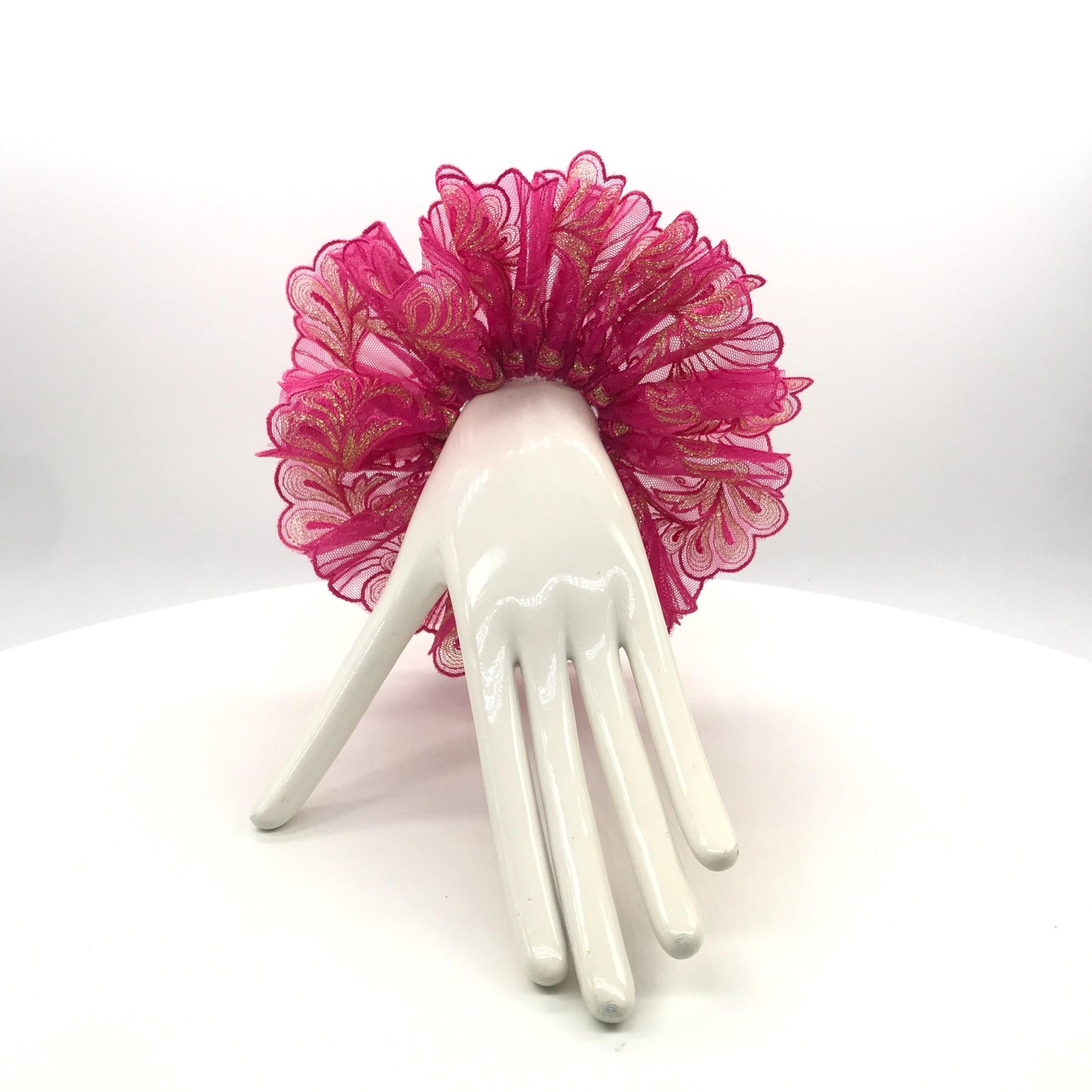 Gorgeous Scrunchies, Floral Scrunchy, Passionate Colors, Party Wear, Trendy Hair Accessories, Stylish Hair Ties, Creative Ponytail Holders