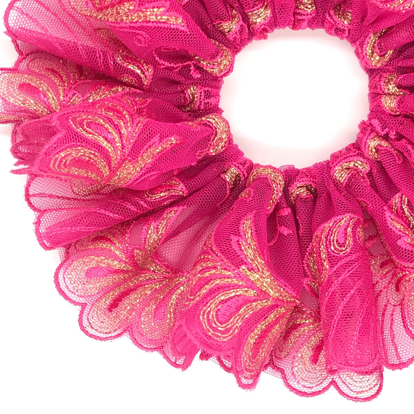 Gorgeous Scrunchies, Floral Scrunchy, Passionate Colors, Party Wear, Trendy Hair Accessories, Stylish Hair Ties, Creative Ponytail Holders