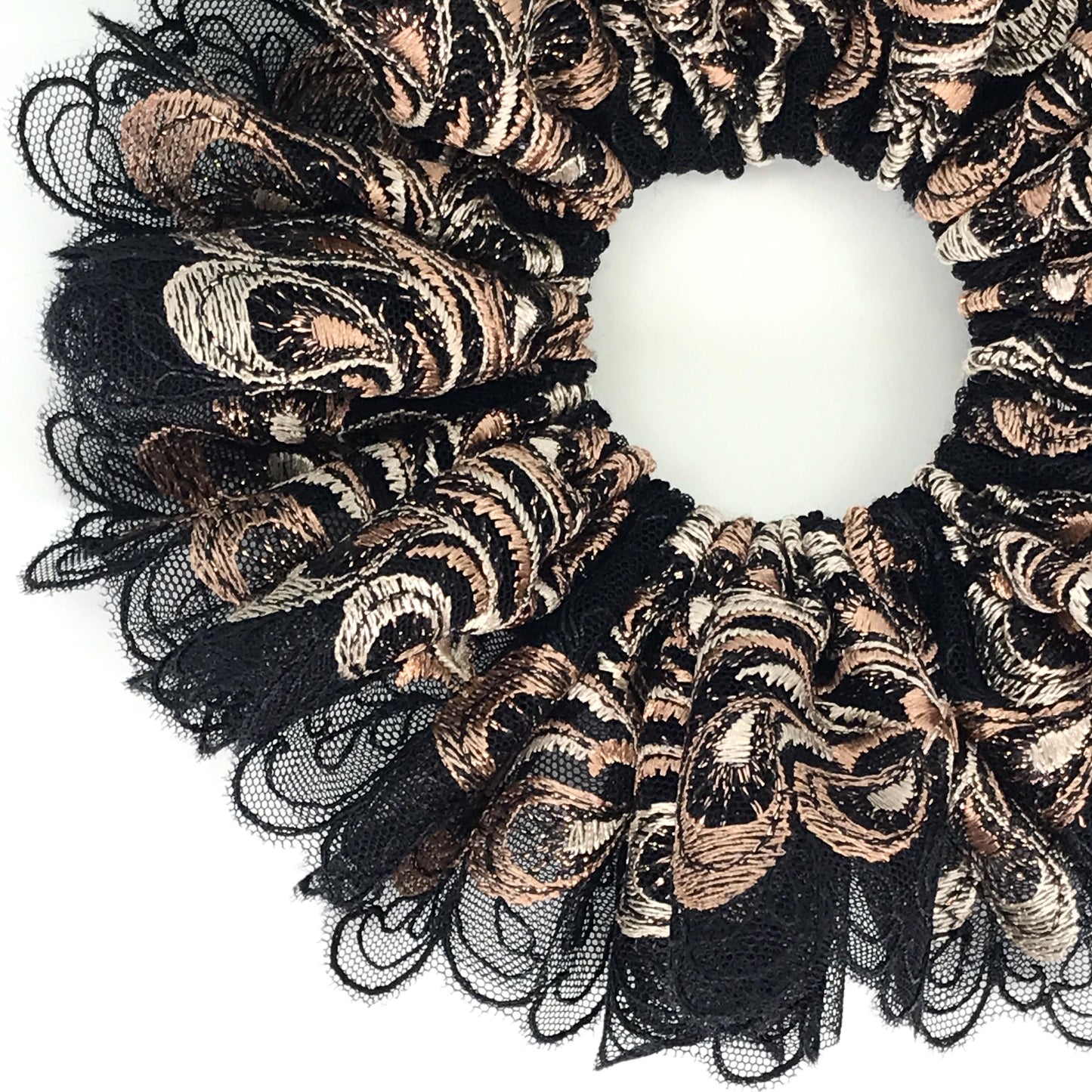 Formal Scrunchies Gorgeous Double Layer Scrunchy Daily Church Party Wear Trendy Accessories Creative Ponytail Bun Holders Stylish Hair Ties