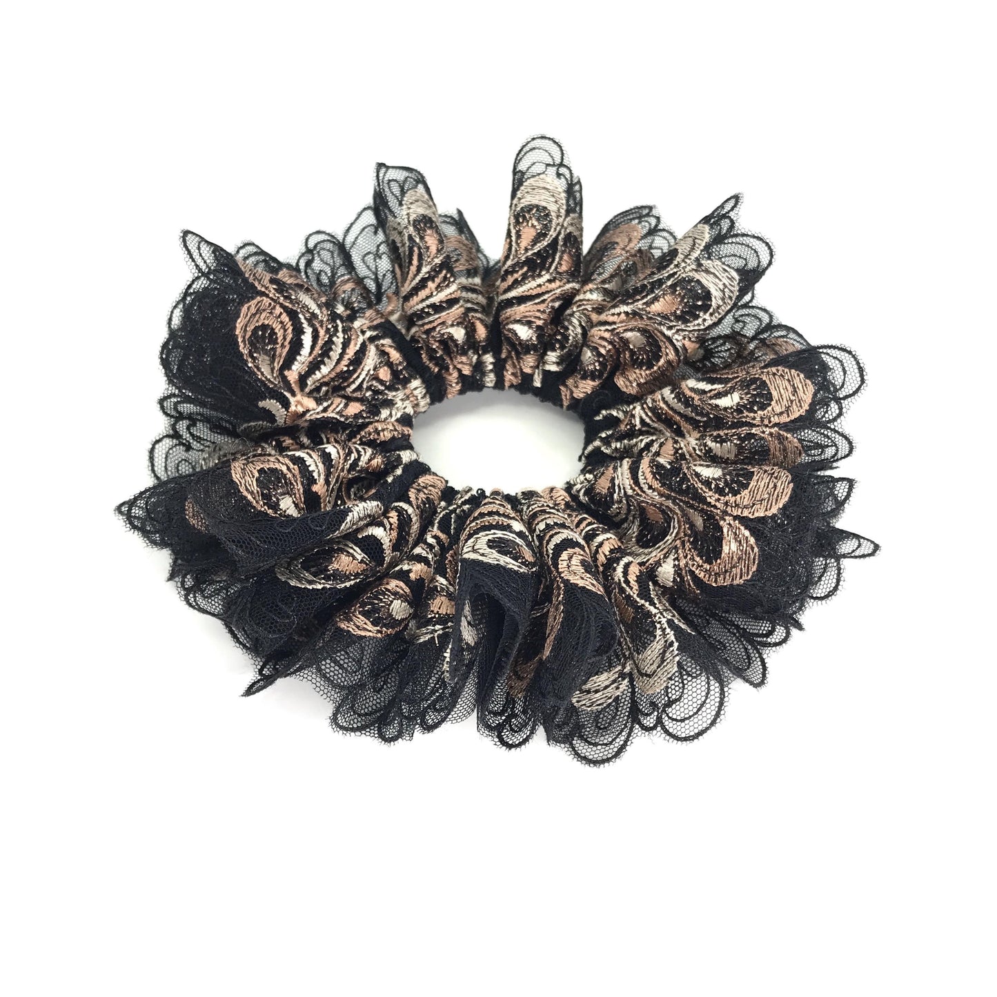 Formal Scrunchies Gorgeous Double Layer Scrunchy Daily Church Party Wear Trendy Accessories Creative Ponytail Bun Holders Stylish Hair Ties