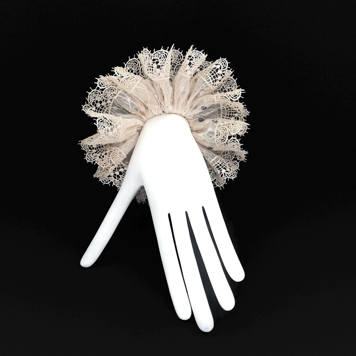 Formal Scrunchies Elegant Scrunchy Embroidery Polka Dot Sunday Party Wear Trendy Accessories Creative Ponytail Bun Holders Stylish Hair Ties