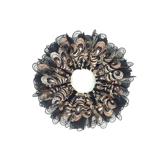 Formal Scrunchies Gorgeous Double Layer Scrunchy Daily Church Party Wear Trendy Accessories Creative Ponytail Bun Holders Stylish Hair Ties