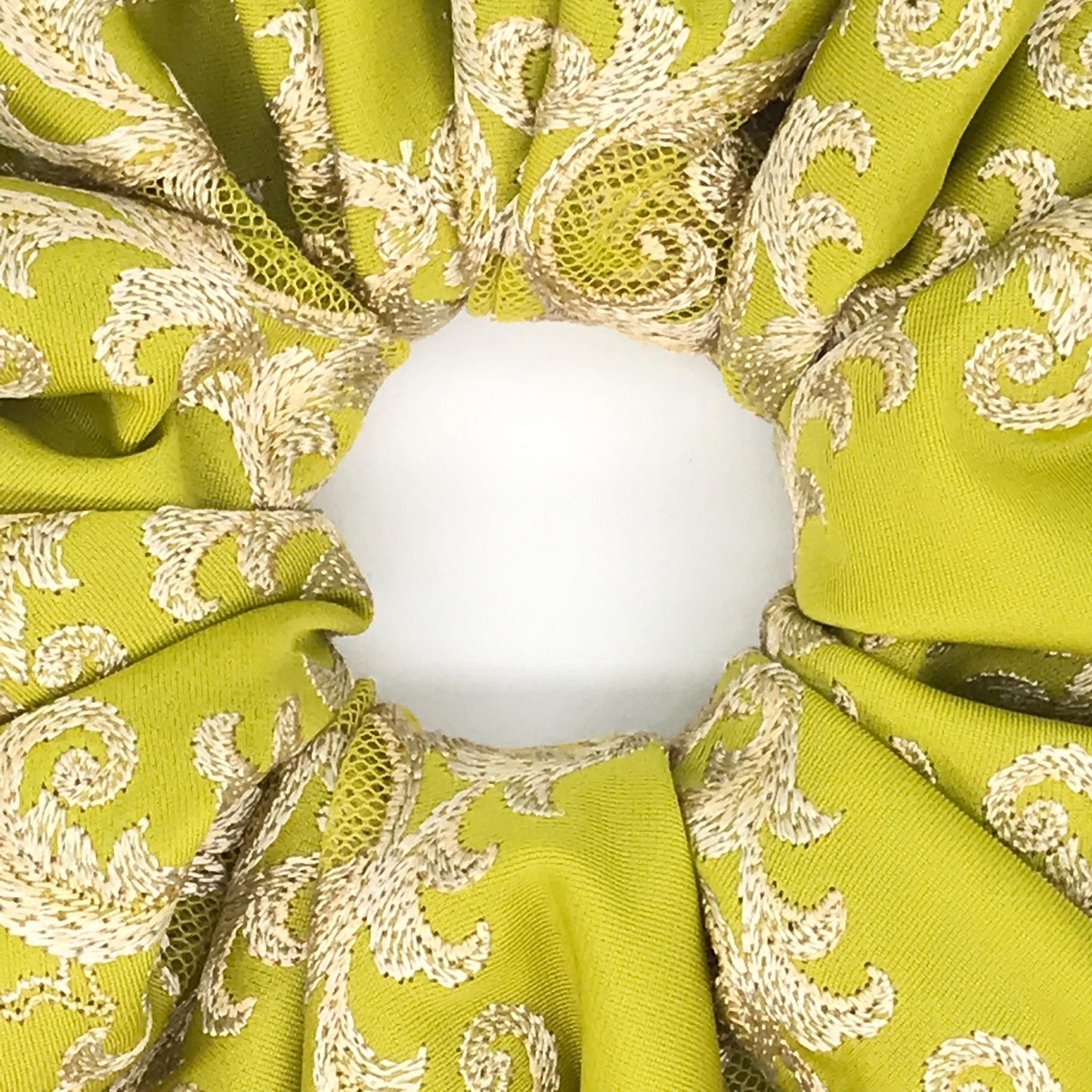 Floral Scrunchies Embroidered Scrunchy Passionate Colors Daily Wear Trendy Hair Accessories Stylish Hair Ties Creative Ponytail Holders